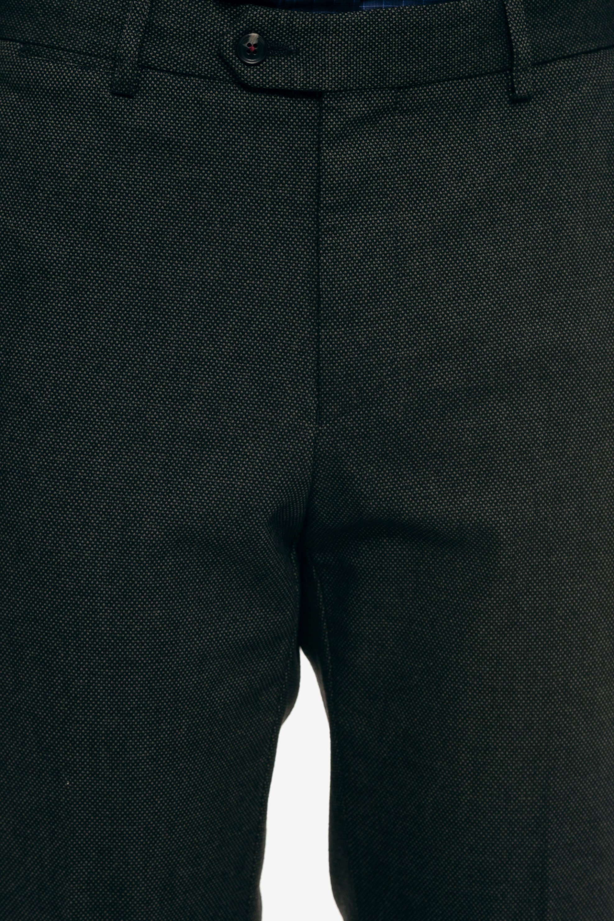 The Bostonians Ανδρικό Παντελόνι με Ανάγλυφη Υφή Slim Fit - Cn682031 Ανθρακί