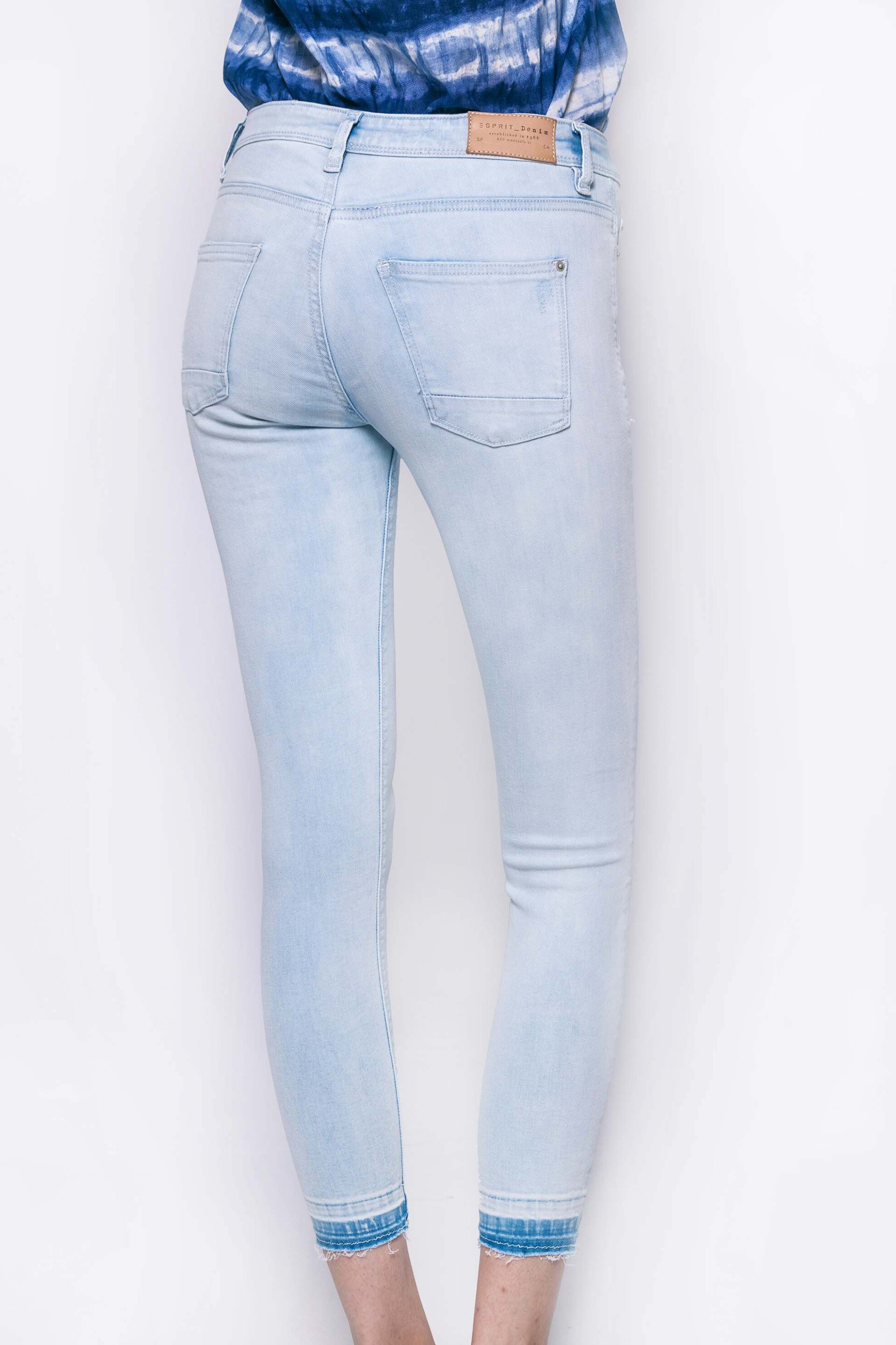 Γυναικείο παντελόνι Esprit - 057EE1B015 Μπλε Ανοιχτό φωτογραφία