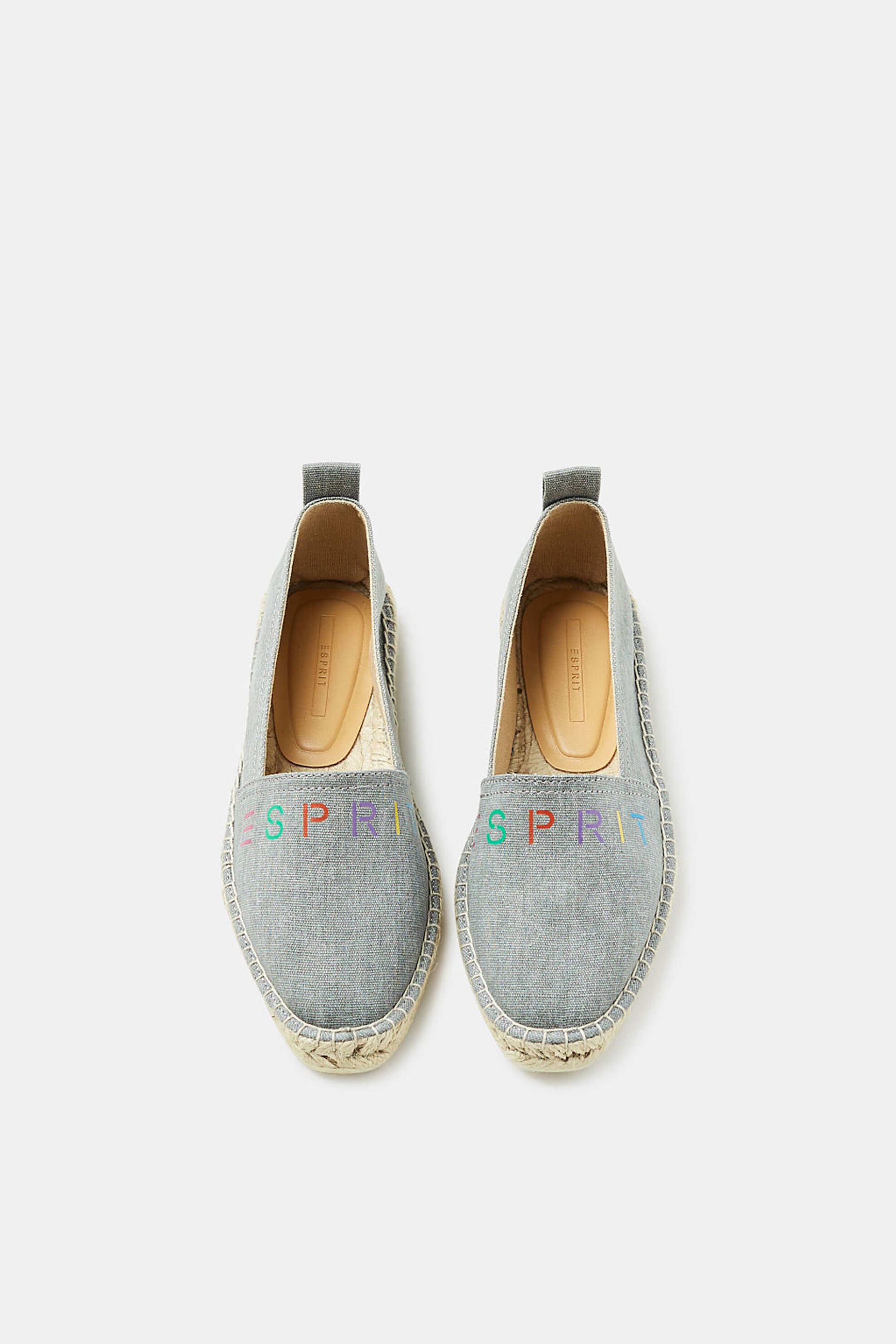Esprit γυναικείες εσπαντρίγιες colourful logo print - 058EK1W029 Γκρι φωτογραφία