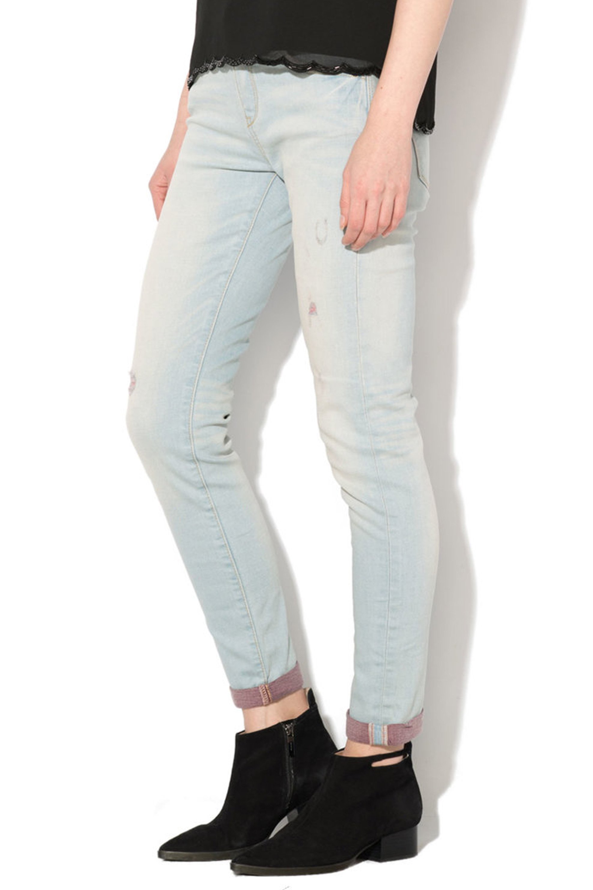 Esprit γυναικείο τζιν παντελόνι πεντάτσεπο Skinny Fit - 996EE1B917 Μπλε Ανοιχτό φωτογραφία