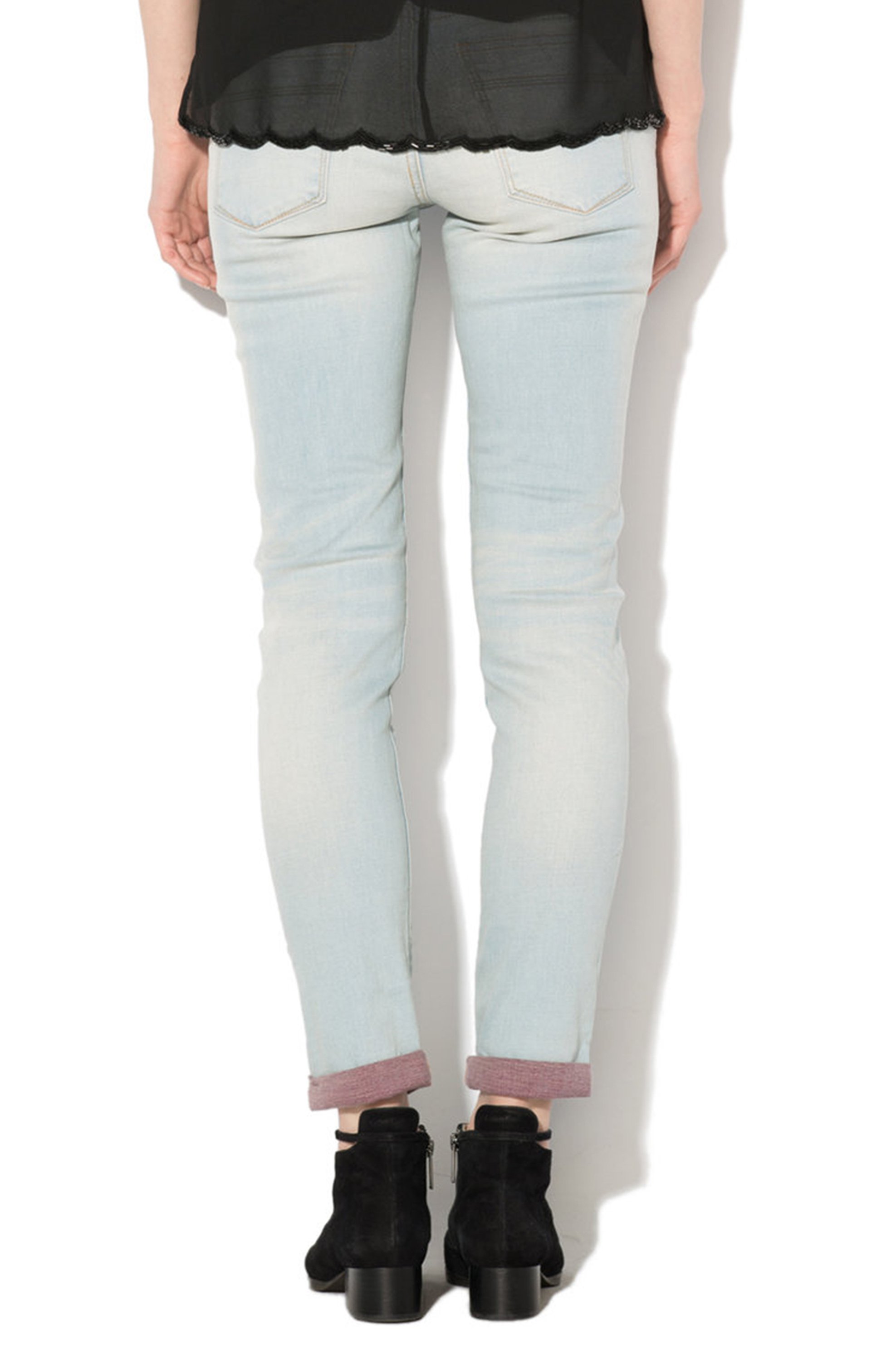 Esprit Γυναικείο Τζιν Παντελόνι Πεντάτσεπο Skinny Fit - 996Ee1B917 Μπλε Ανοιχτό