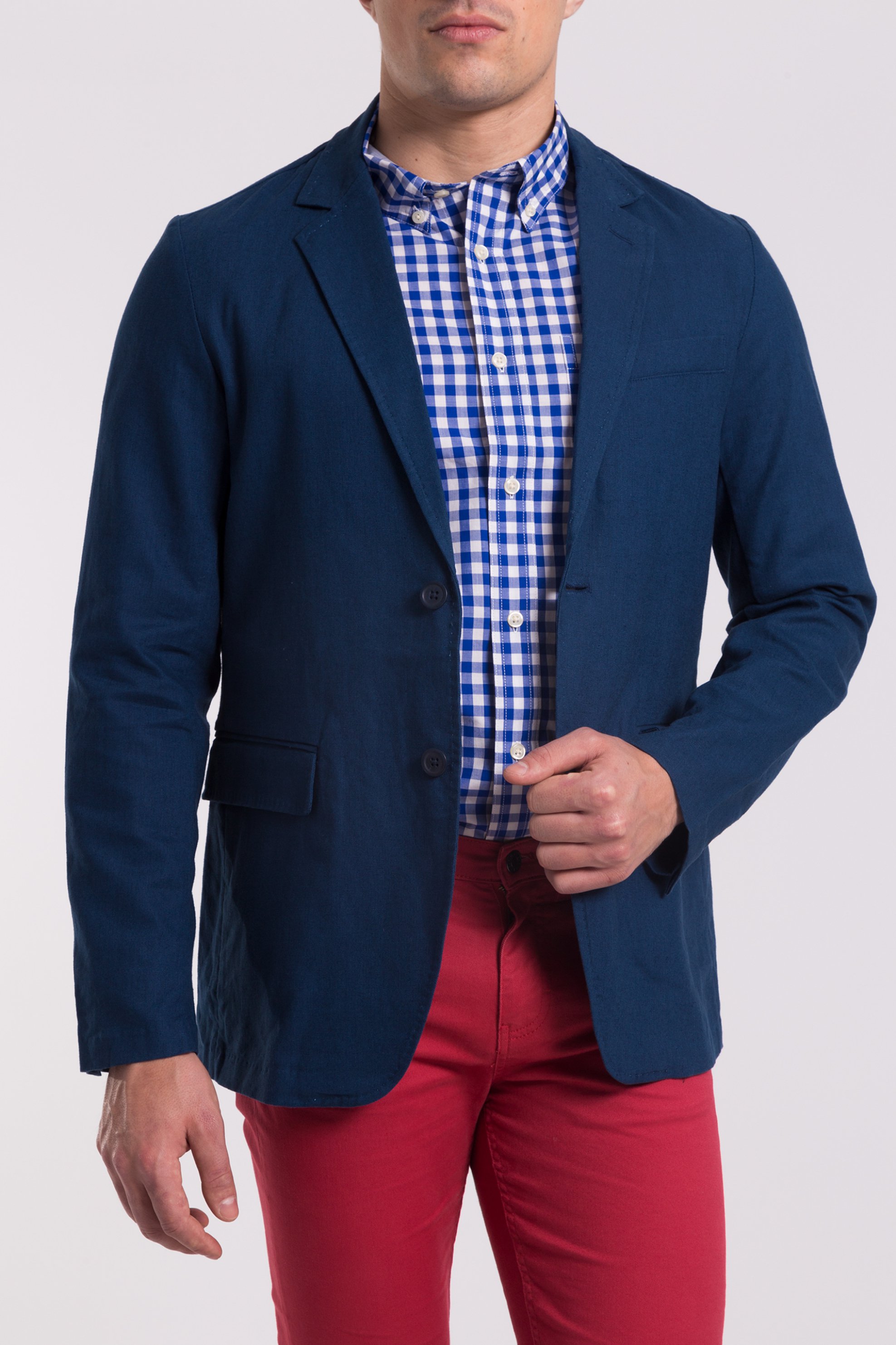 CHAPS Ανδρικό σακάκι Chaps - F01-CMA32-C0W70 Μπλε Σκούρο