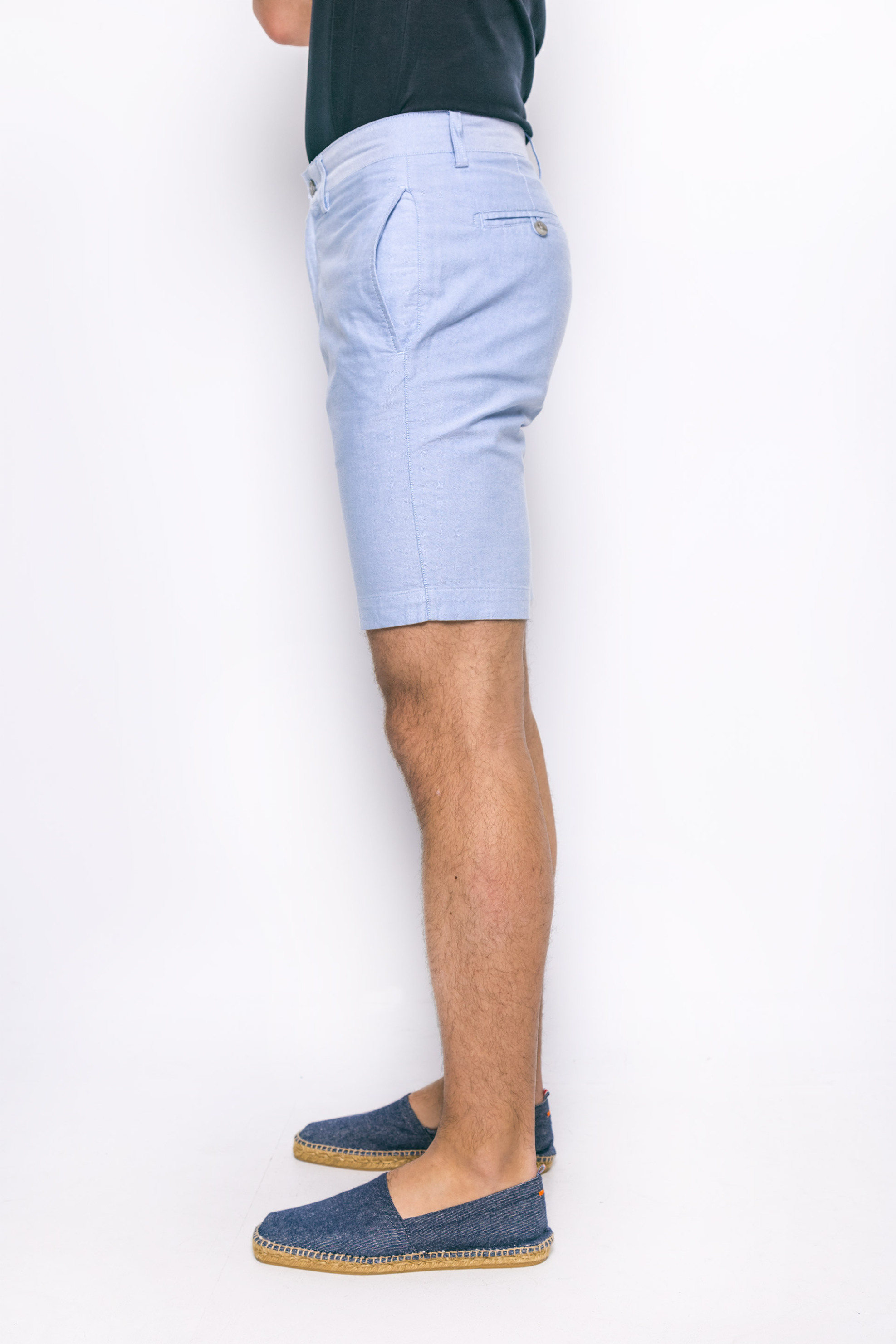 Ανδρική βερμούδα Chaps - F01-XZAEG-XYAEG Μπλε Ανοιχτό φωτογραφία