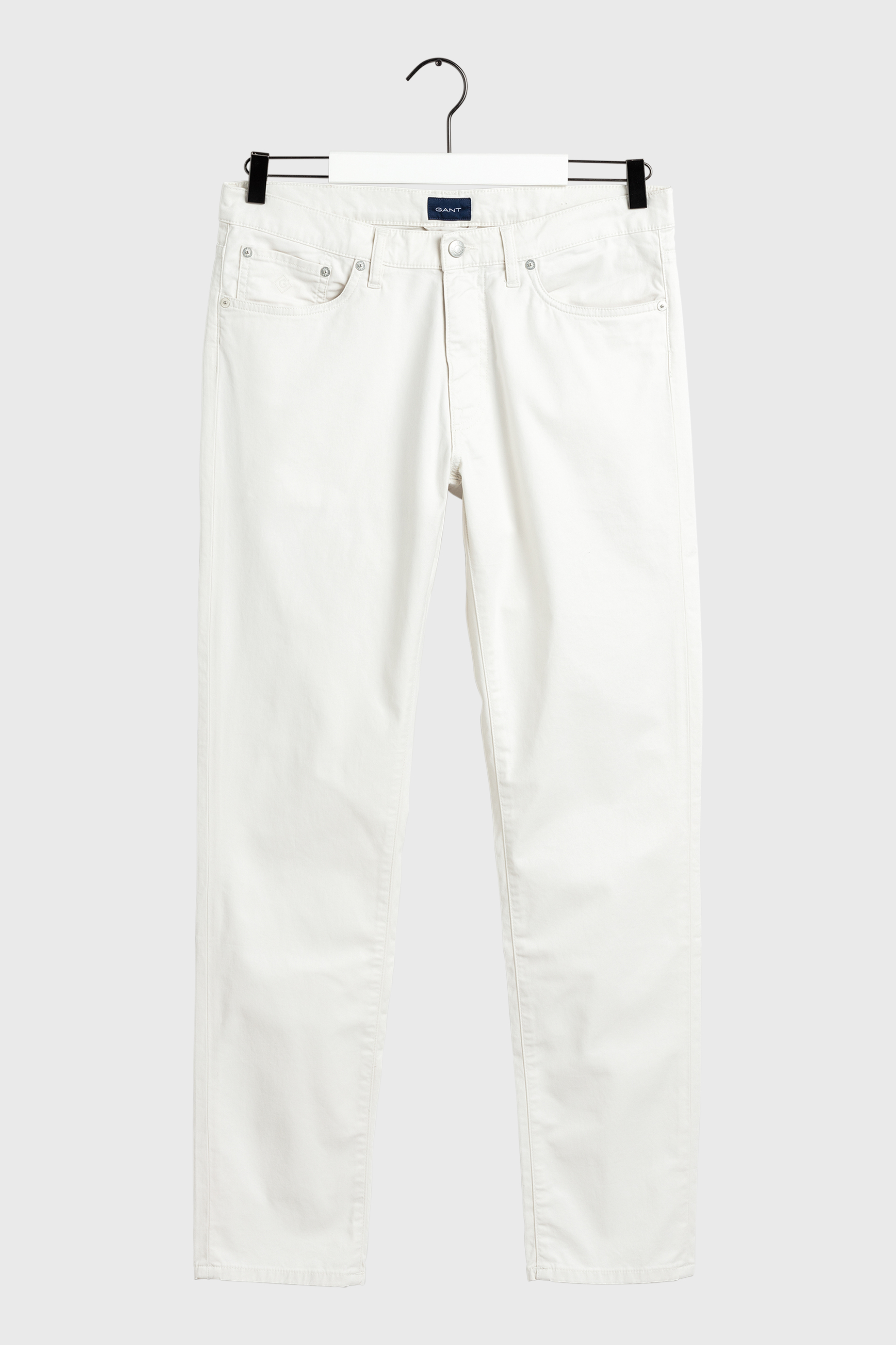 Gant ανδρικό τζιν παντελόνι Slim fit (L34) "Dusty Twill" - 1007308 Κρέμ