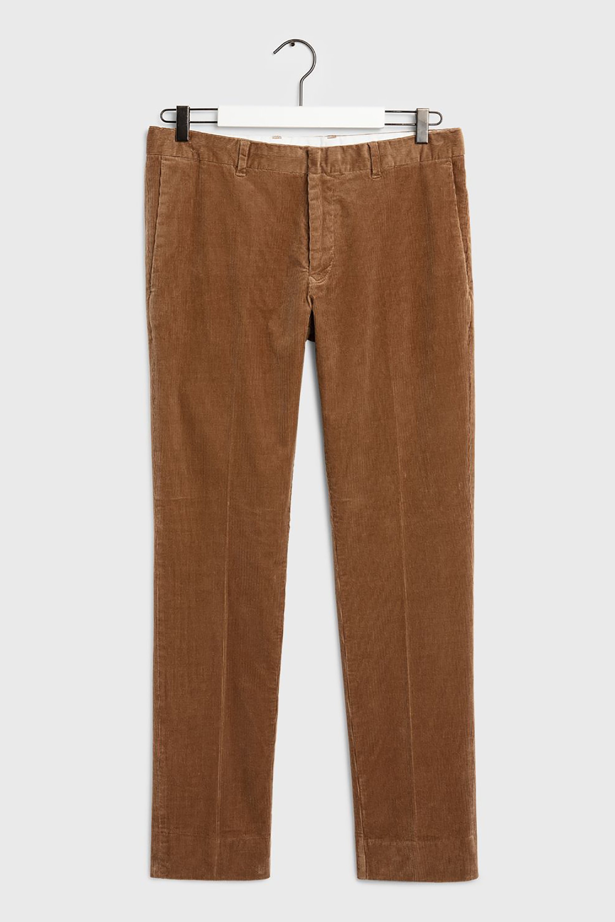 Gant Ανδρικό Παντελόνι Chino Κοτλέ Slim Fit Cord - 1505051 Καφέ