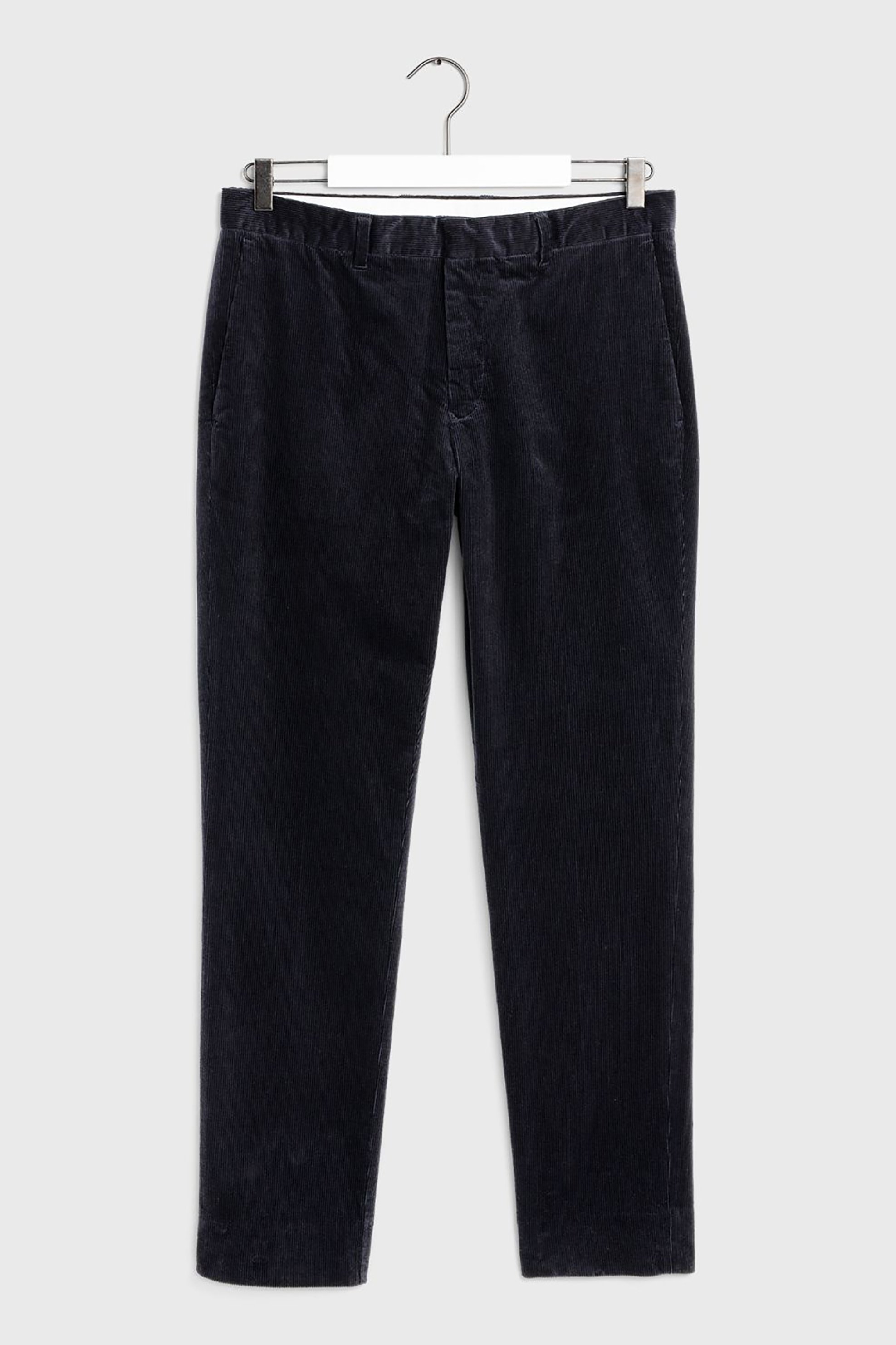 Gant Ανδρικό Παντελόνι Chino Κοτλέ Slim Fit Cord - 1505051 Μπλε Σκούρο