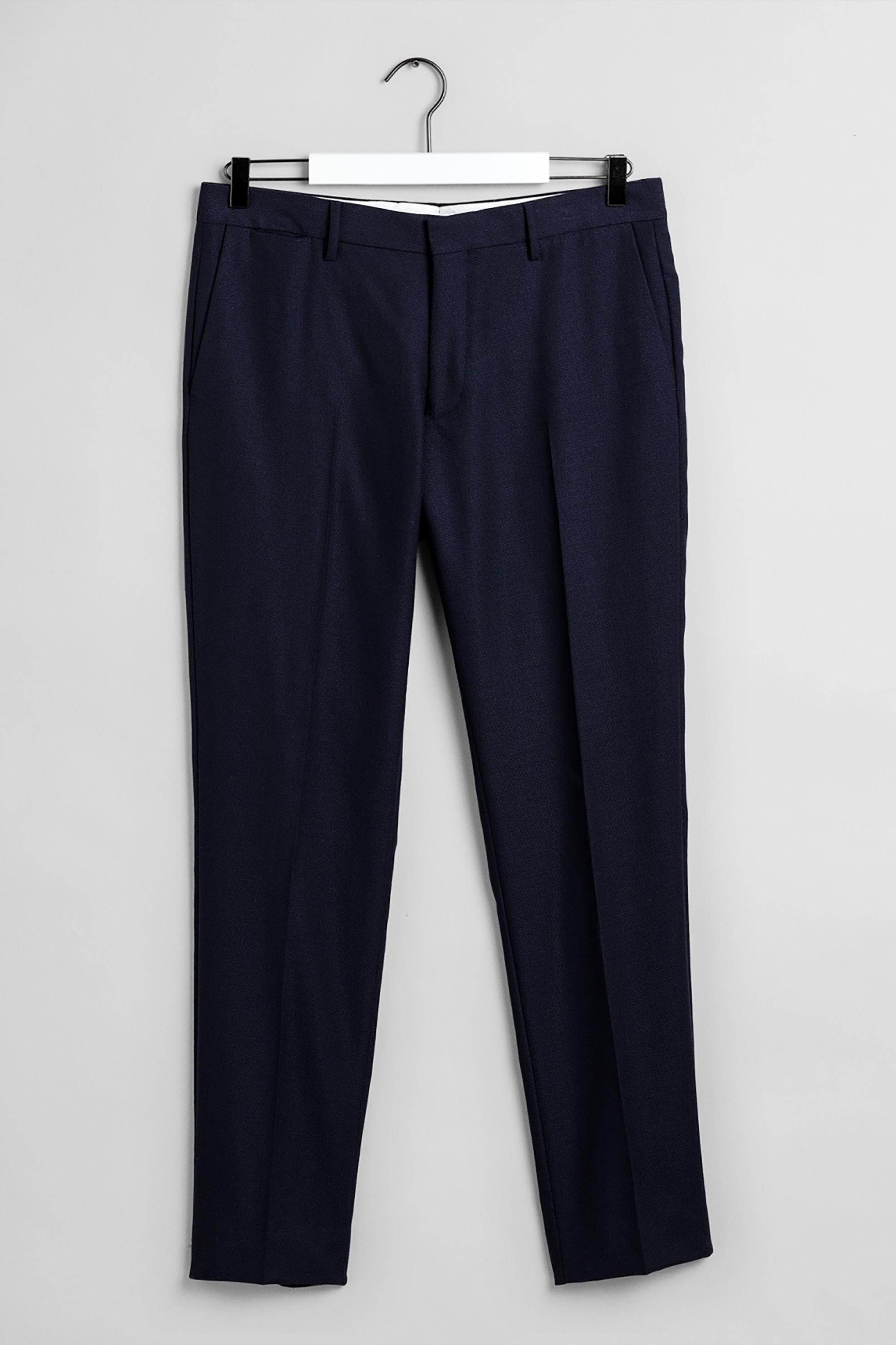 Gant Ανδρικό Παντλόνι Μονόχρωμο Wool - 1505065 Μπλε Σκούρο