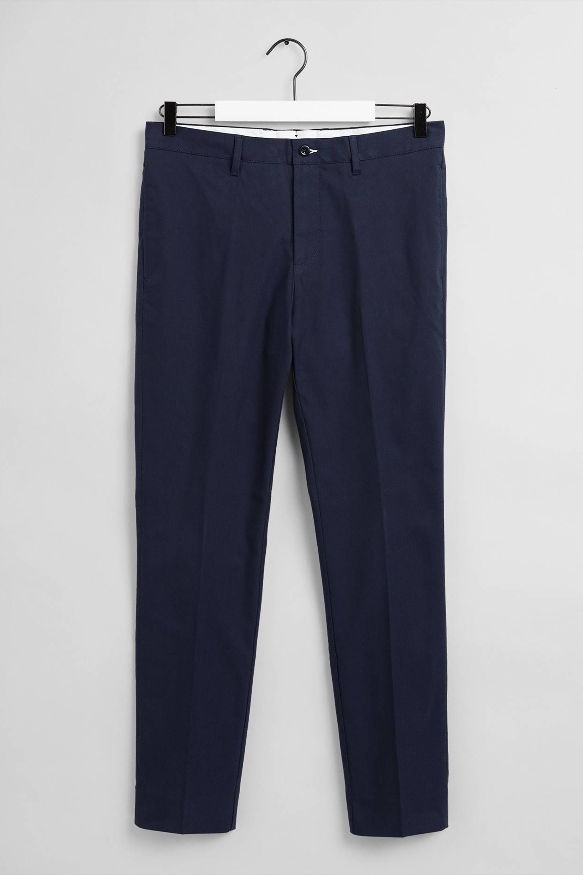 GANT Gant ανδρικό chino παντελόνι Slim fit "Ηerringbone" - 1505074 Μπλε Σκούρο