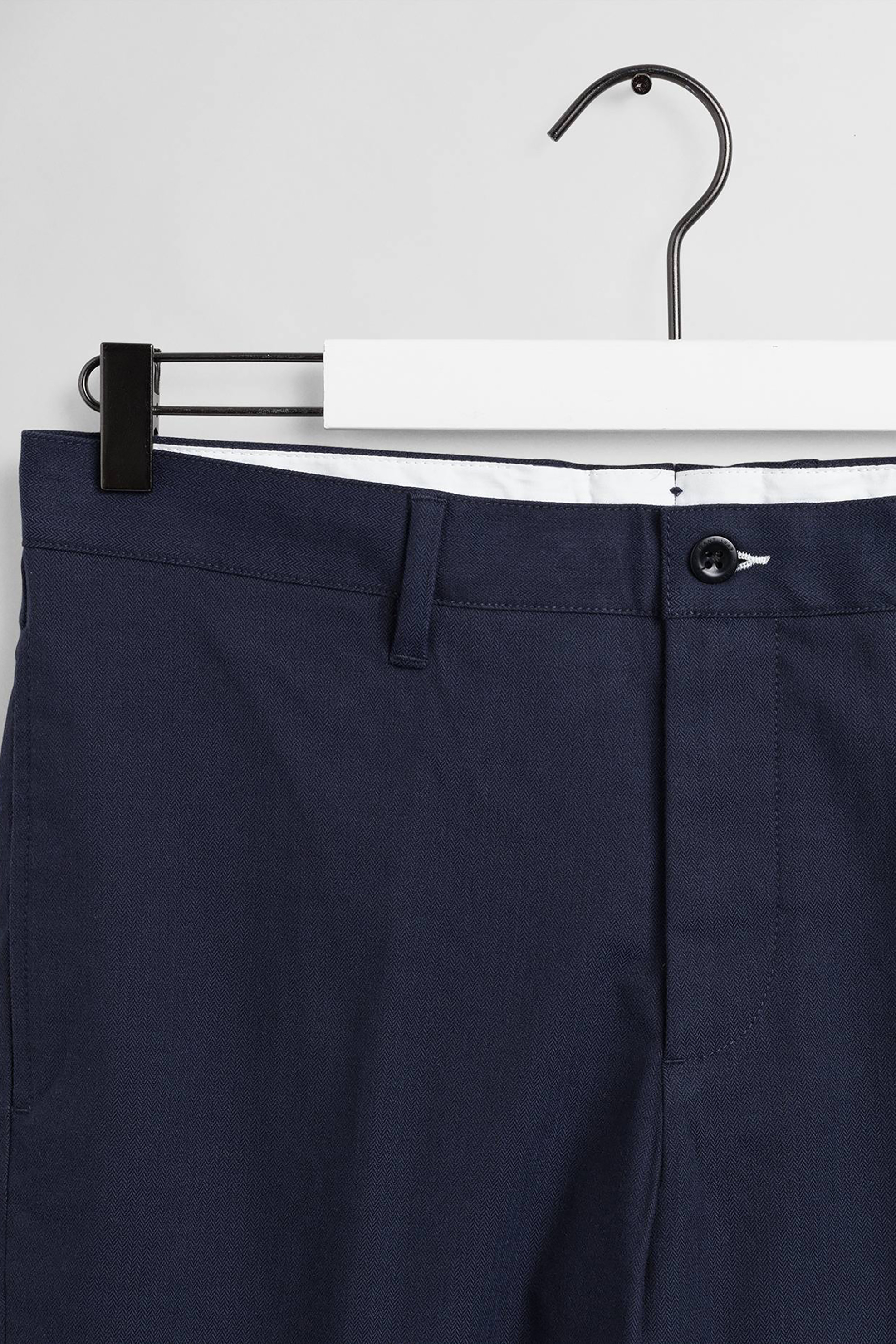 Gant ανδρικό chino παντελόνι Slim fit "Ηerringbone" - 1505074 Μπλε Σκούρο φωτογραφία