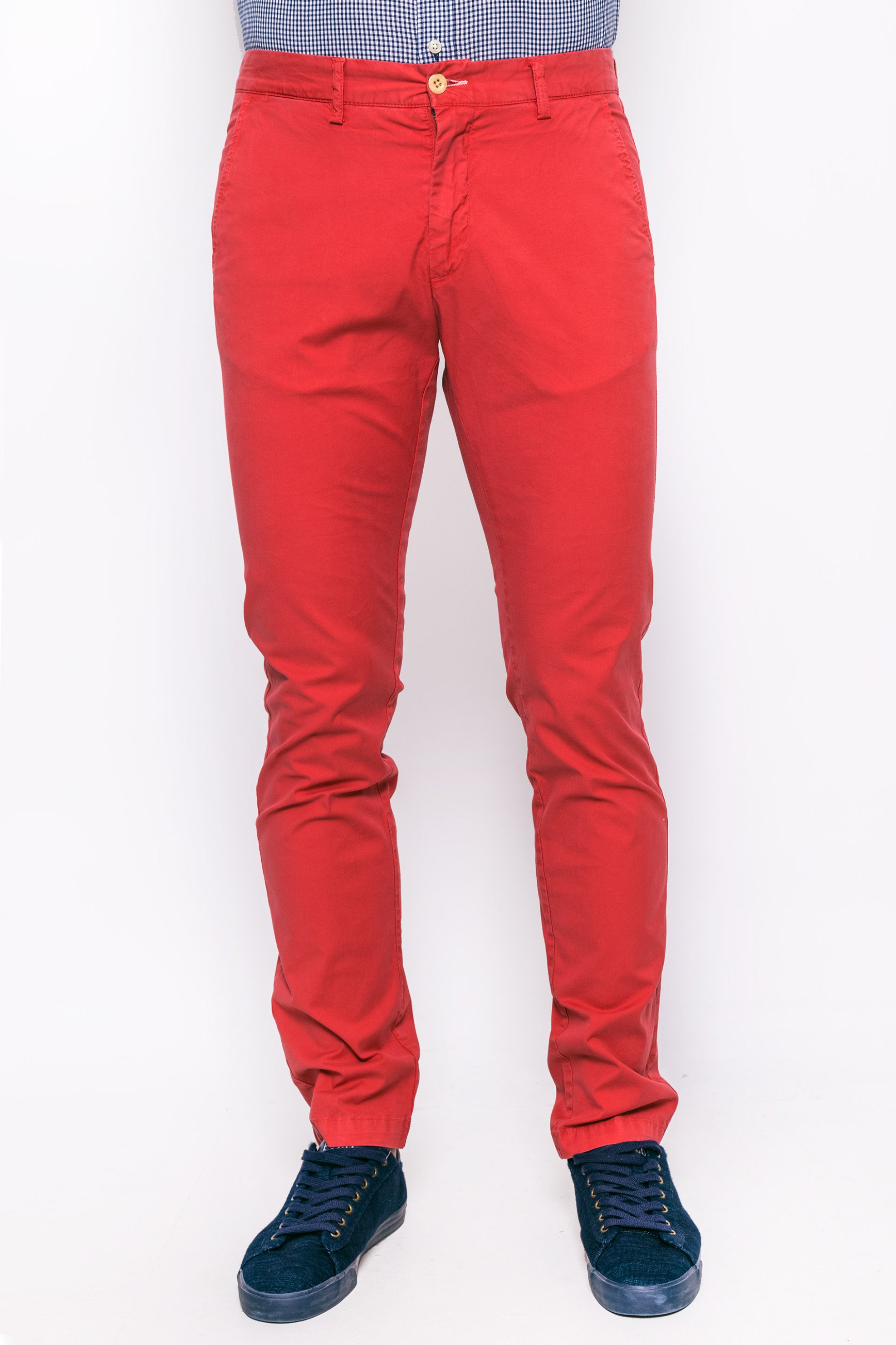 GANT Gant ανδρικό παντελόνι Summer Chinos (34L) - 1913556 Κόκκινο