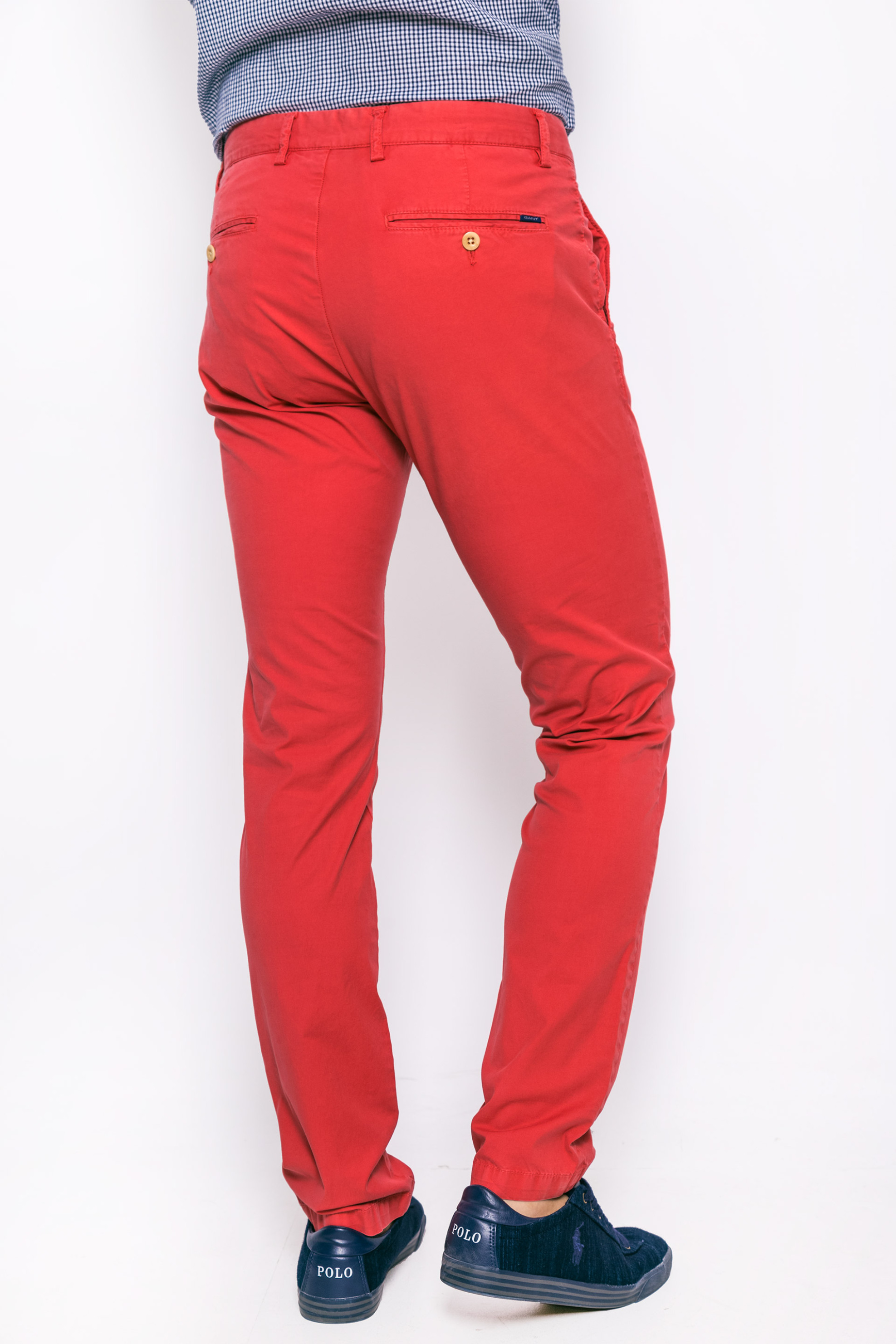 Gant ανδρικό παντελόνι Summer Chinos (34L) - 1913556 Κόκκινο φωτογραφία