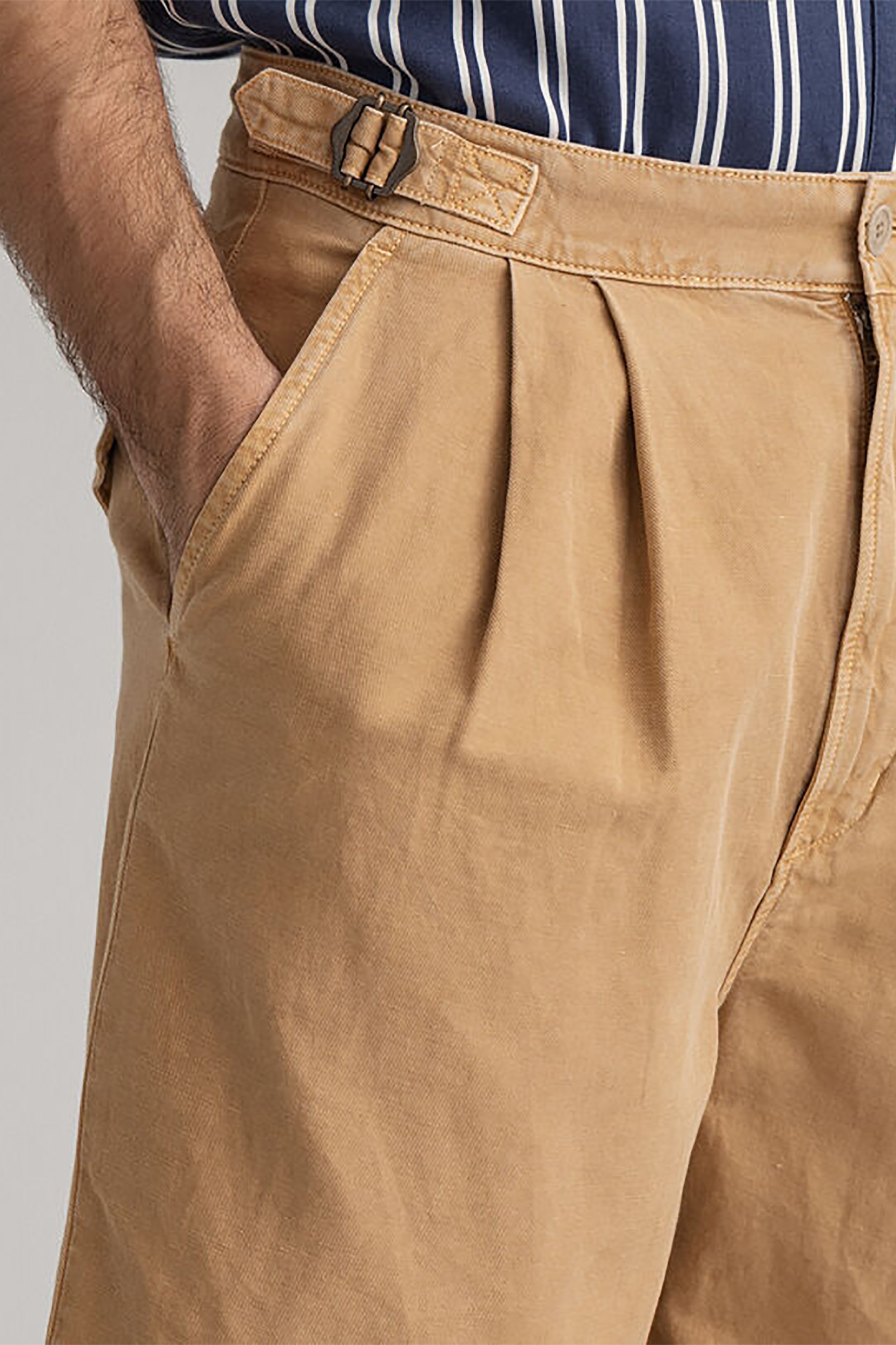 Gant Ανδρική Ψηλόμεση Βερμούδα Μονόχρωμη Safari Sports - 205033 Καμηλό
