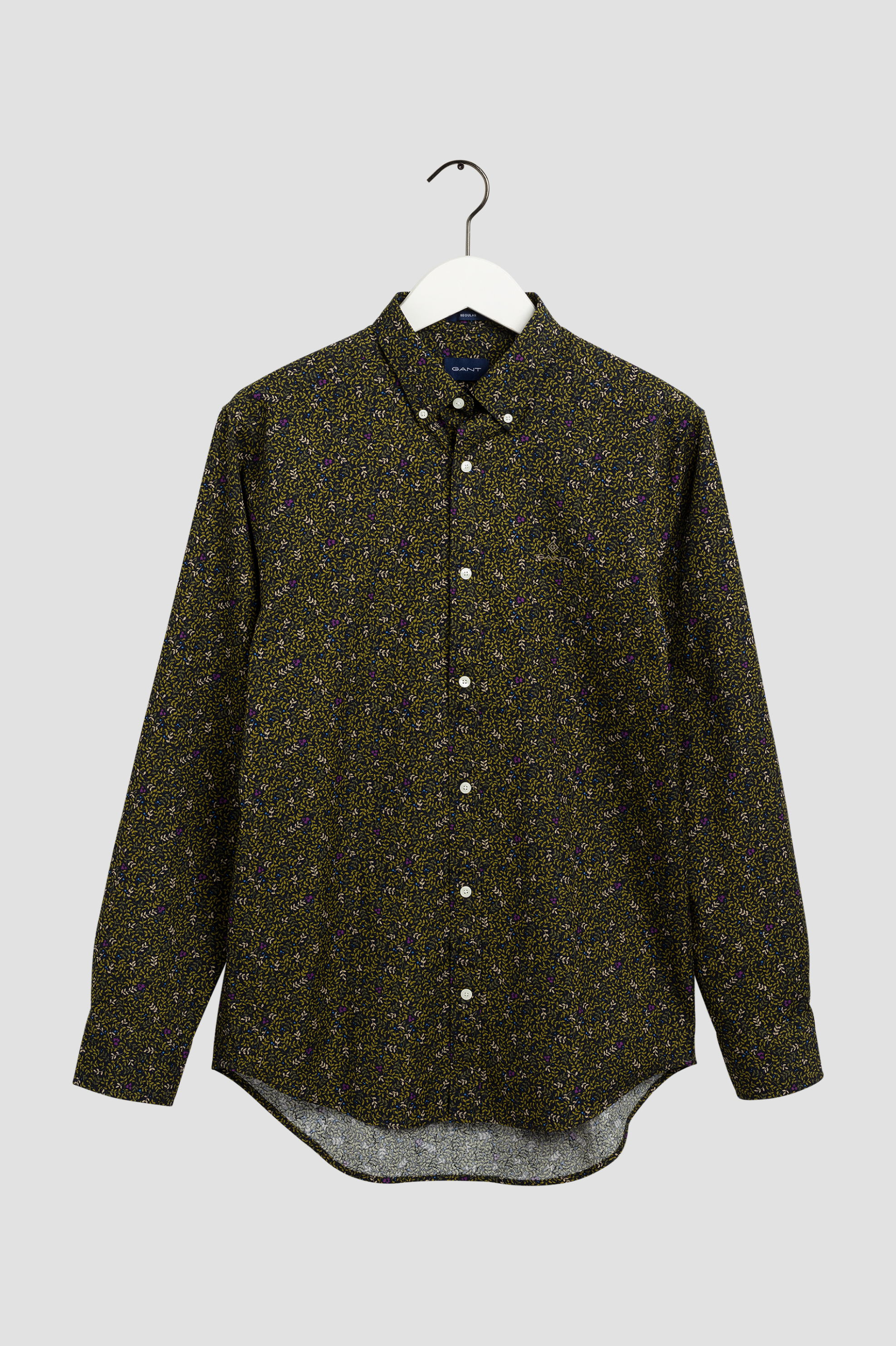 Gant ανδρικό πουκάμισο με print ''City Foliage Print Shirt'' - 3009470 Μπλε Σκούρο