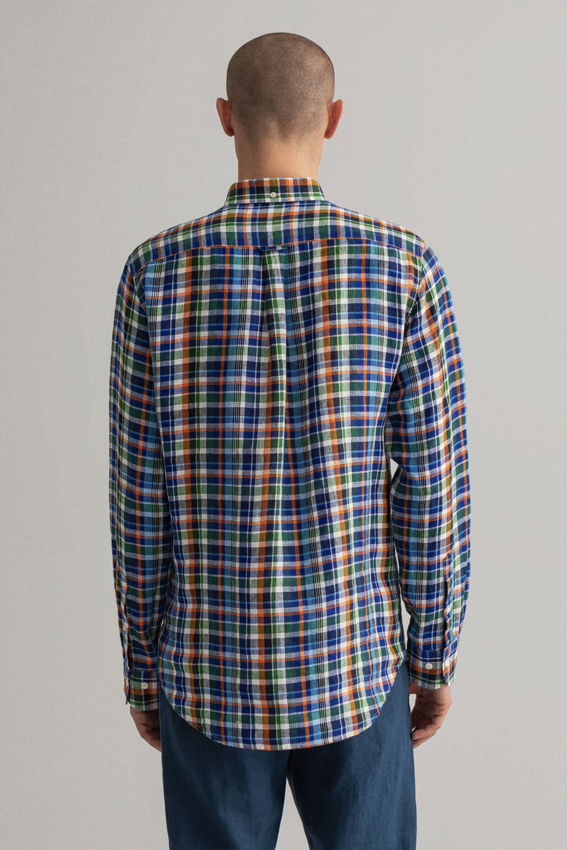 Gant ανδρικό πουκάμισο καρό "Madras" - 3018820 Πράσινο φωτογραφία