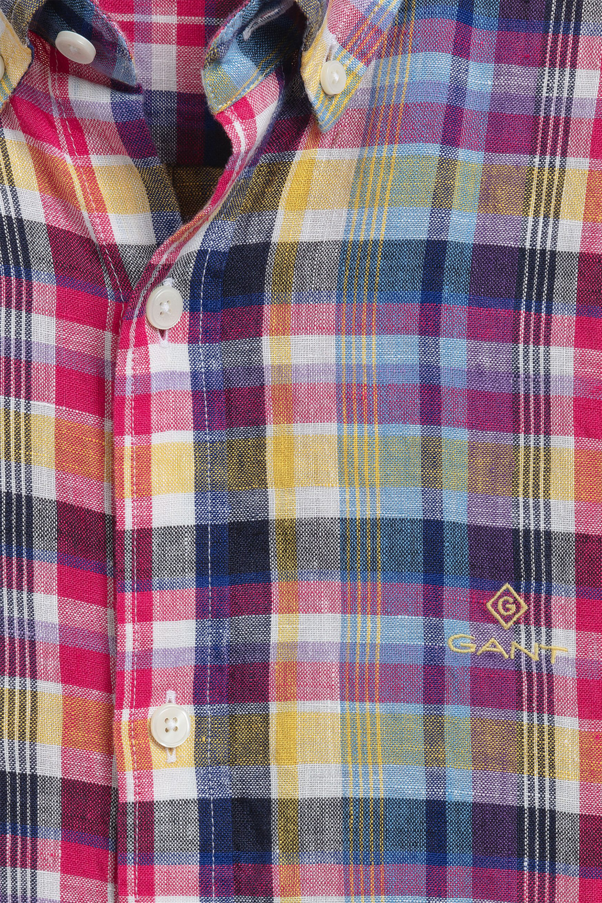 Gant ανδρικό πουκάμισο καρό "Madras" - 3018820 Μπλε φωτογραφία