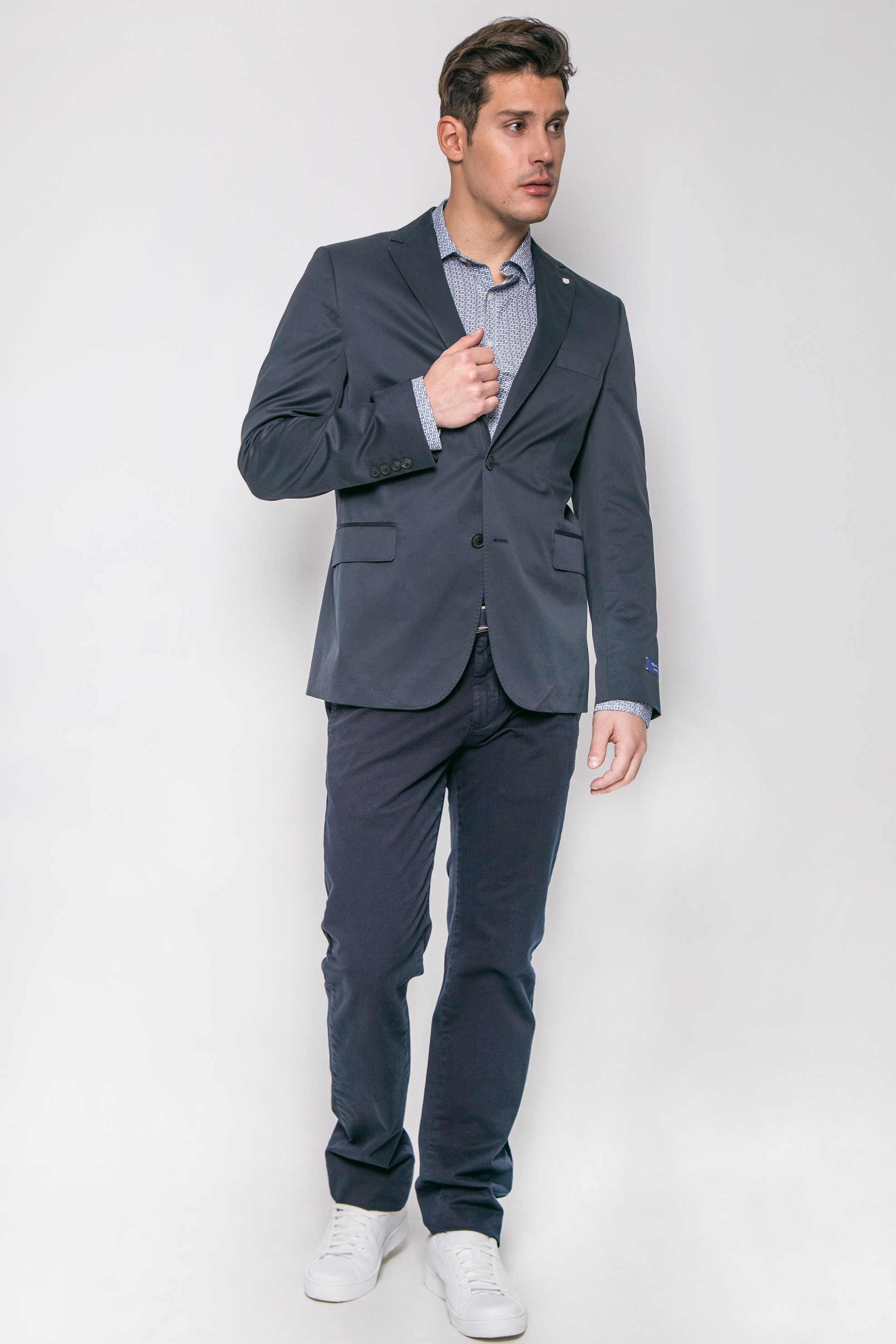 Κλασικό σακάκι GANT - 76458 Μπλε Σκούρο