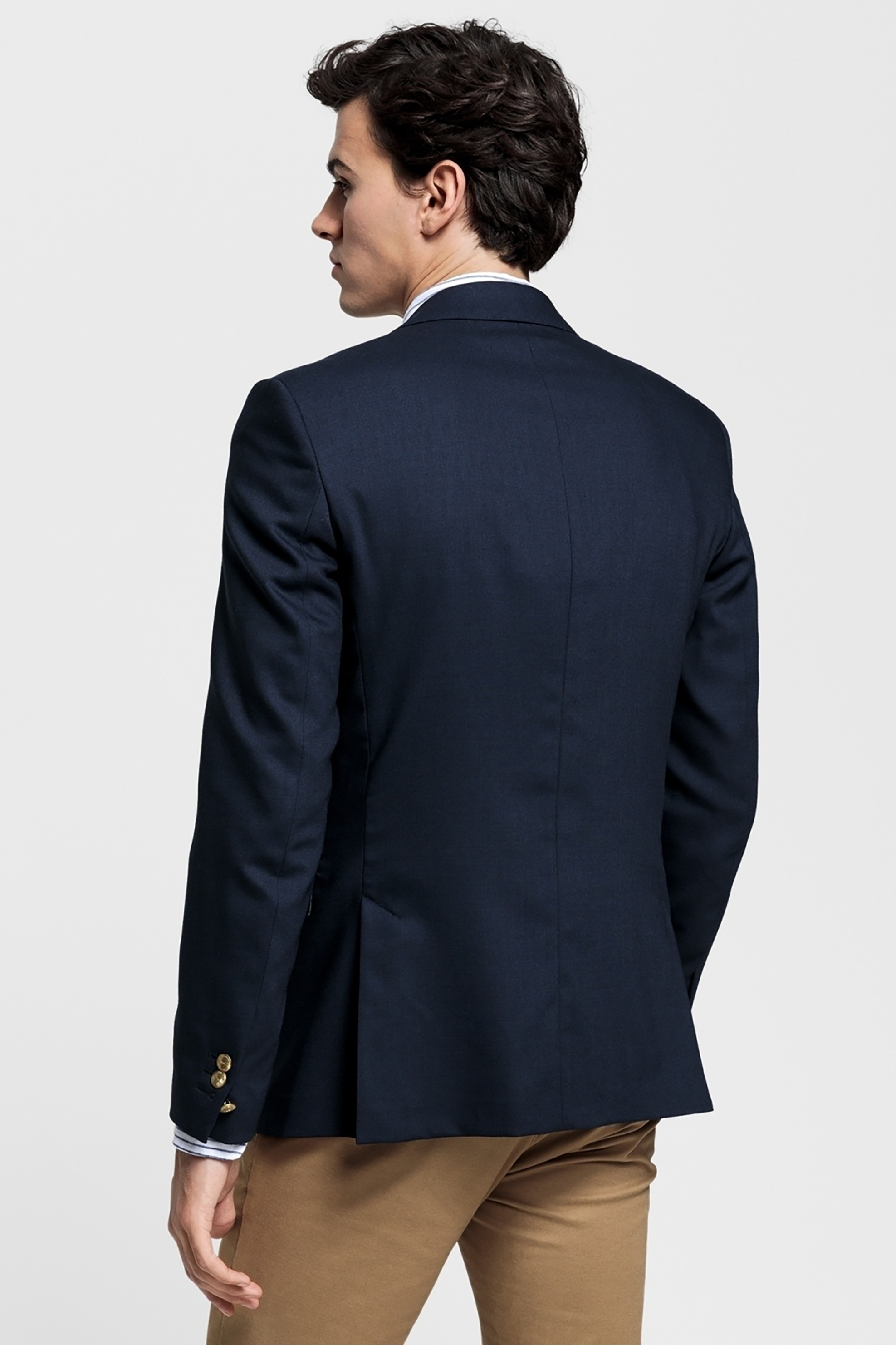 Gant Ανδρικό Σακάκι Form-Fitting Club - 7705021 Μπλε Σκούρο