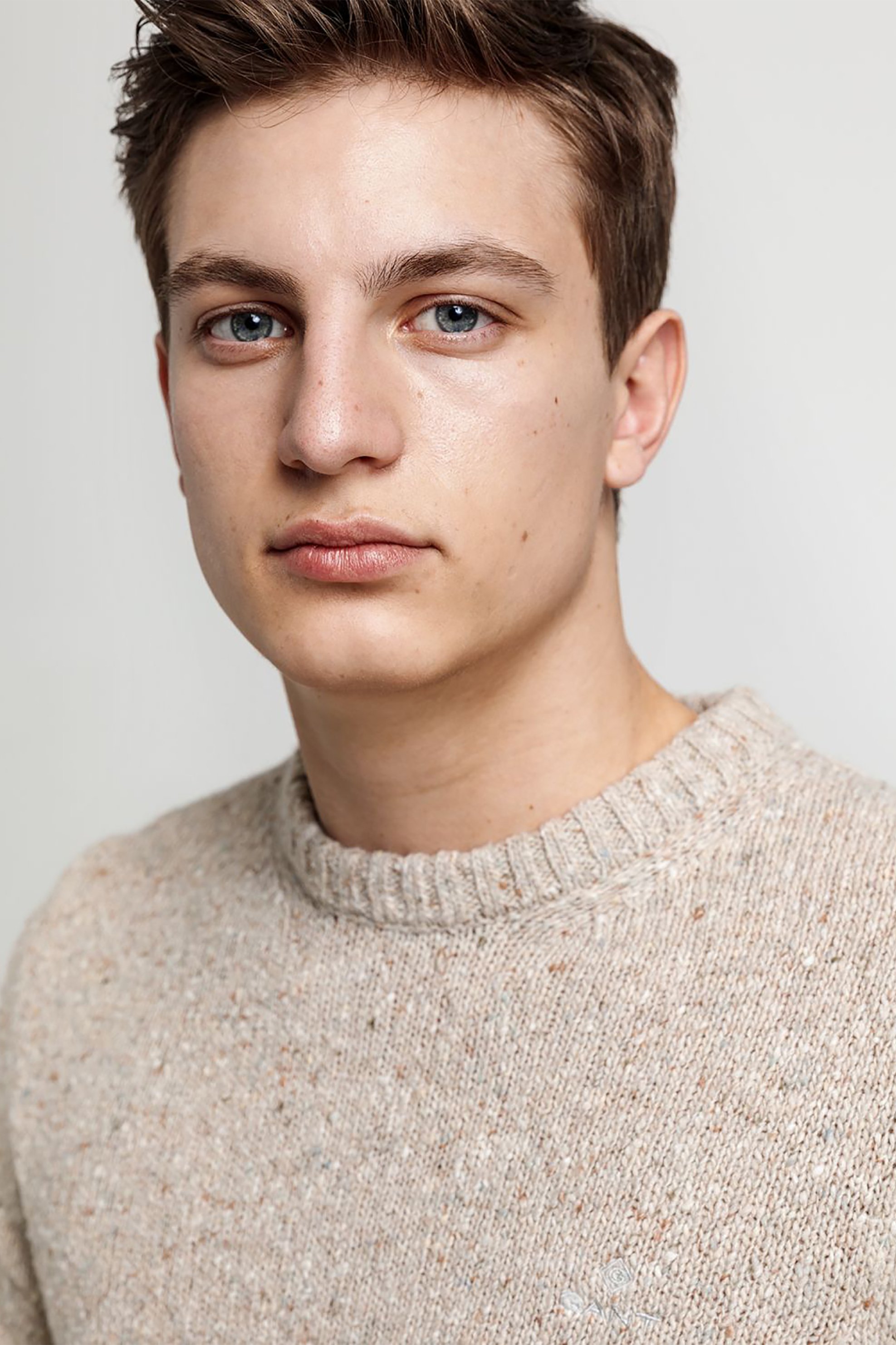 Gant ανδρική πλεκτή μπλούζα Normal fit "Nub Structure" - 8040059 Κρέμ φωτογραφία