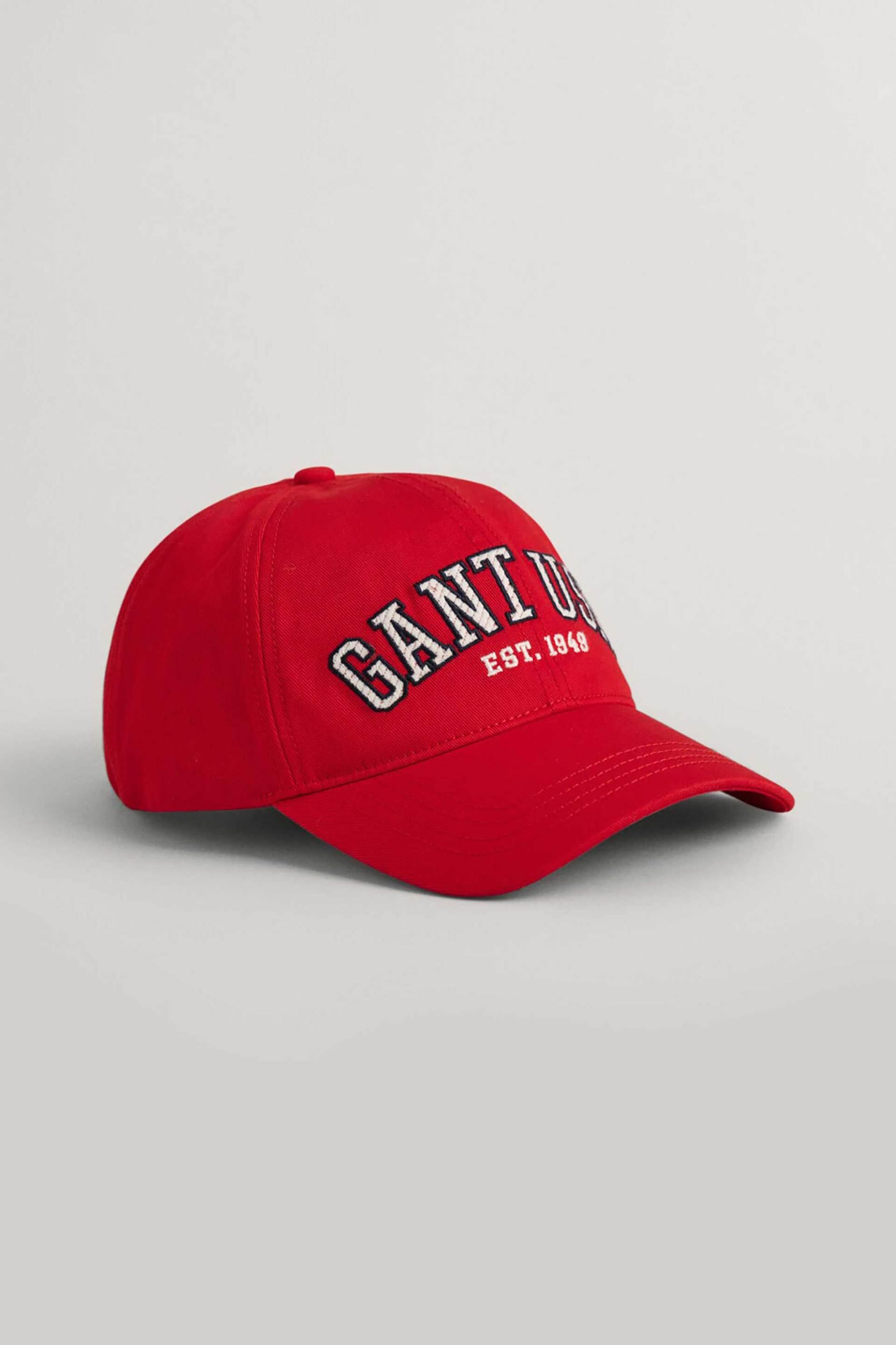 GANT Gant ανδρικό καπέλο με logo graphic print "USA" - 9900215 Κόκκινο