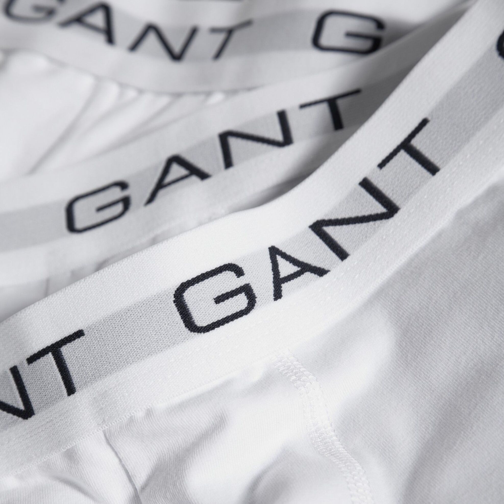 Gant ανδρικό σετ μποξεράκια μονόχρωμα (3 τεμάχια) - 3233 Λευκό φωτογραφία