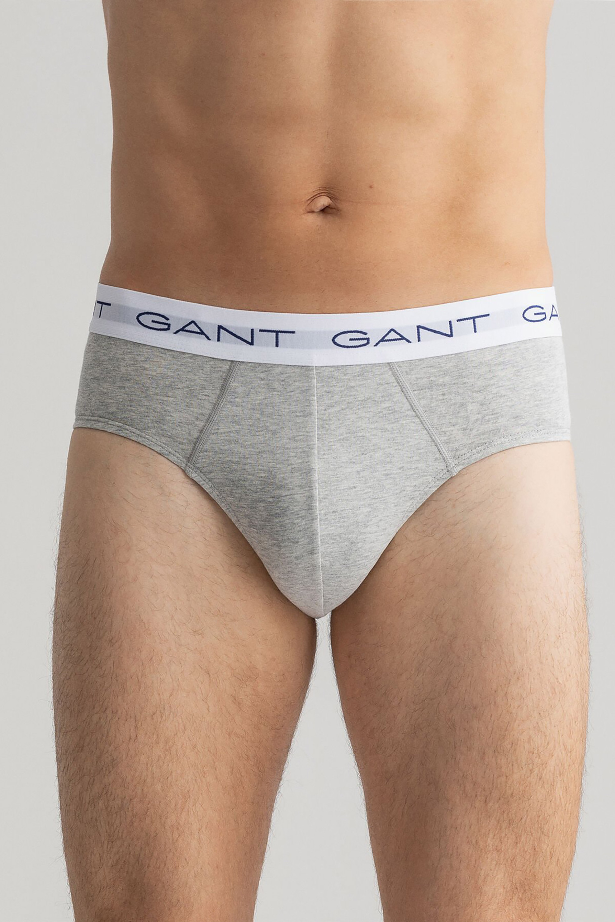 Gant σετ ανδρικά εσώρουχα με logo print (3 τεμάχια) - 900003001 Γκρι φωτογραφία