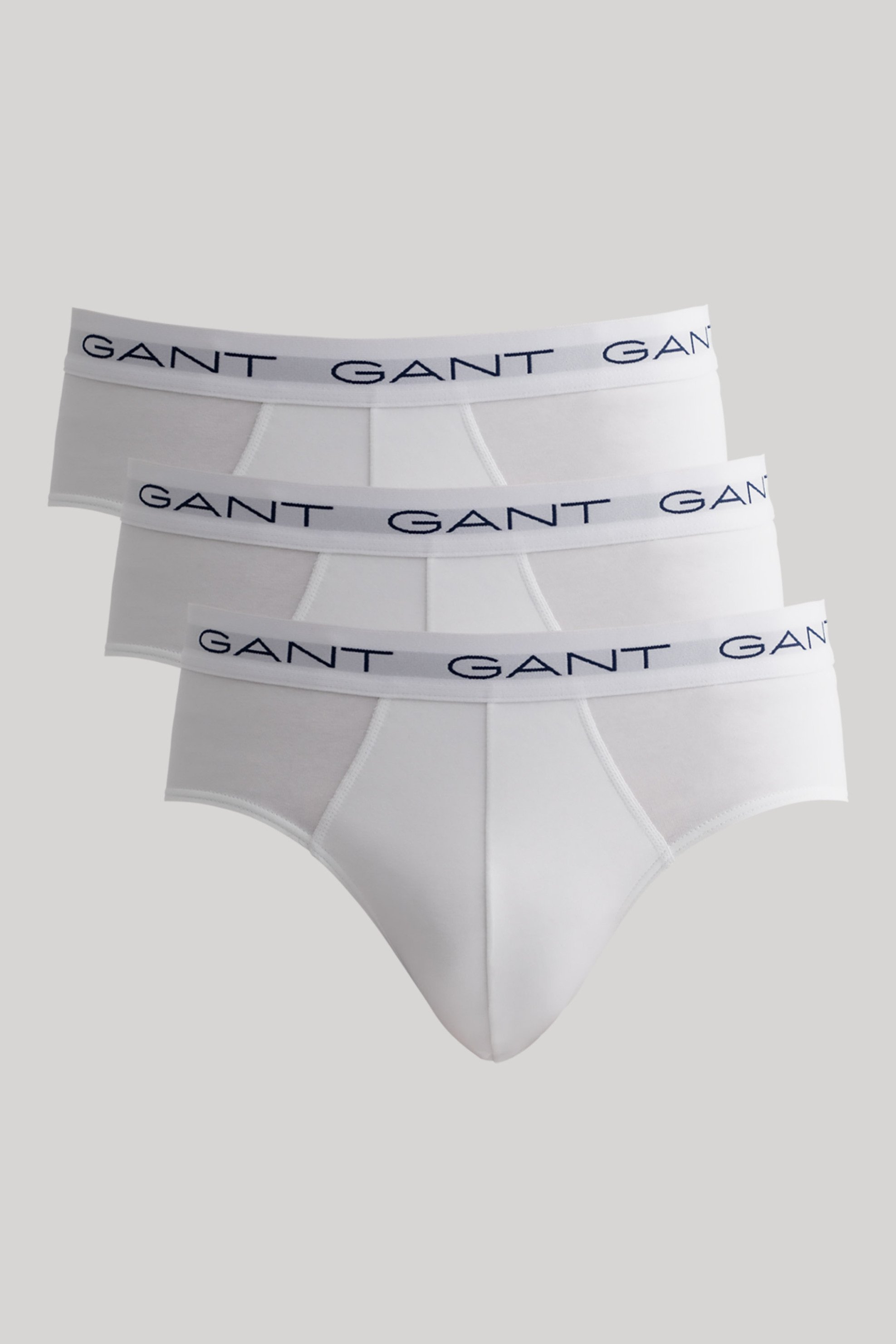 Gant σετ ανδρικά εσώρουχα με logo print (3 τεμάχια) - 900003001 Λευκό