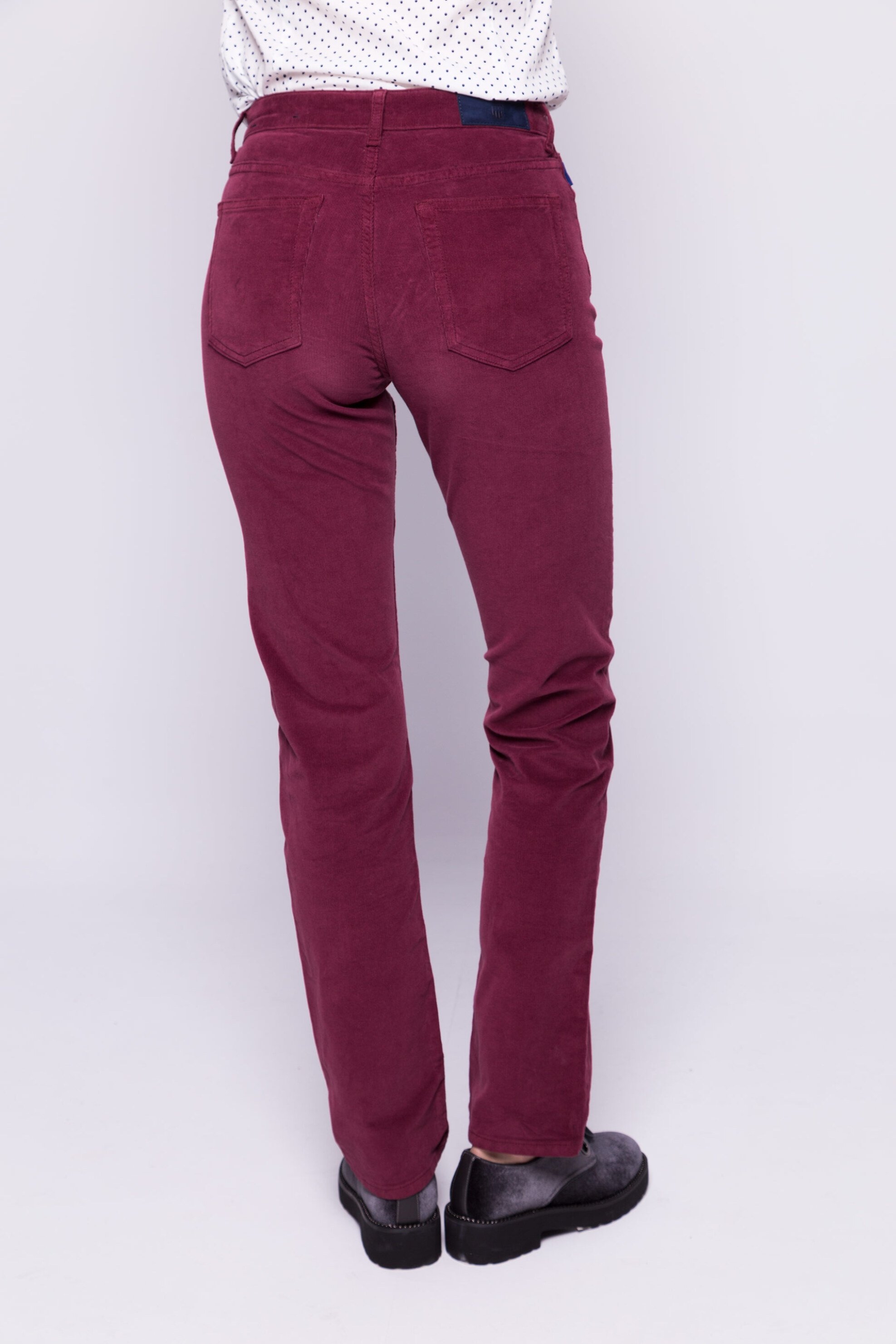 GANT Γυναικείο παντελόνι Gant - 4100013 Μπορντό - 2