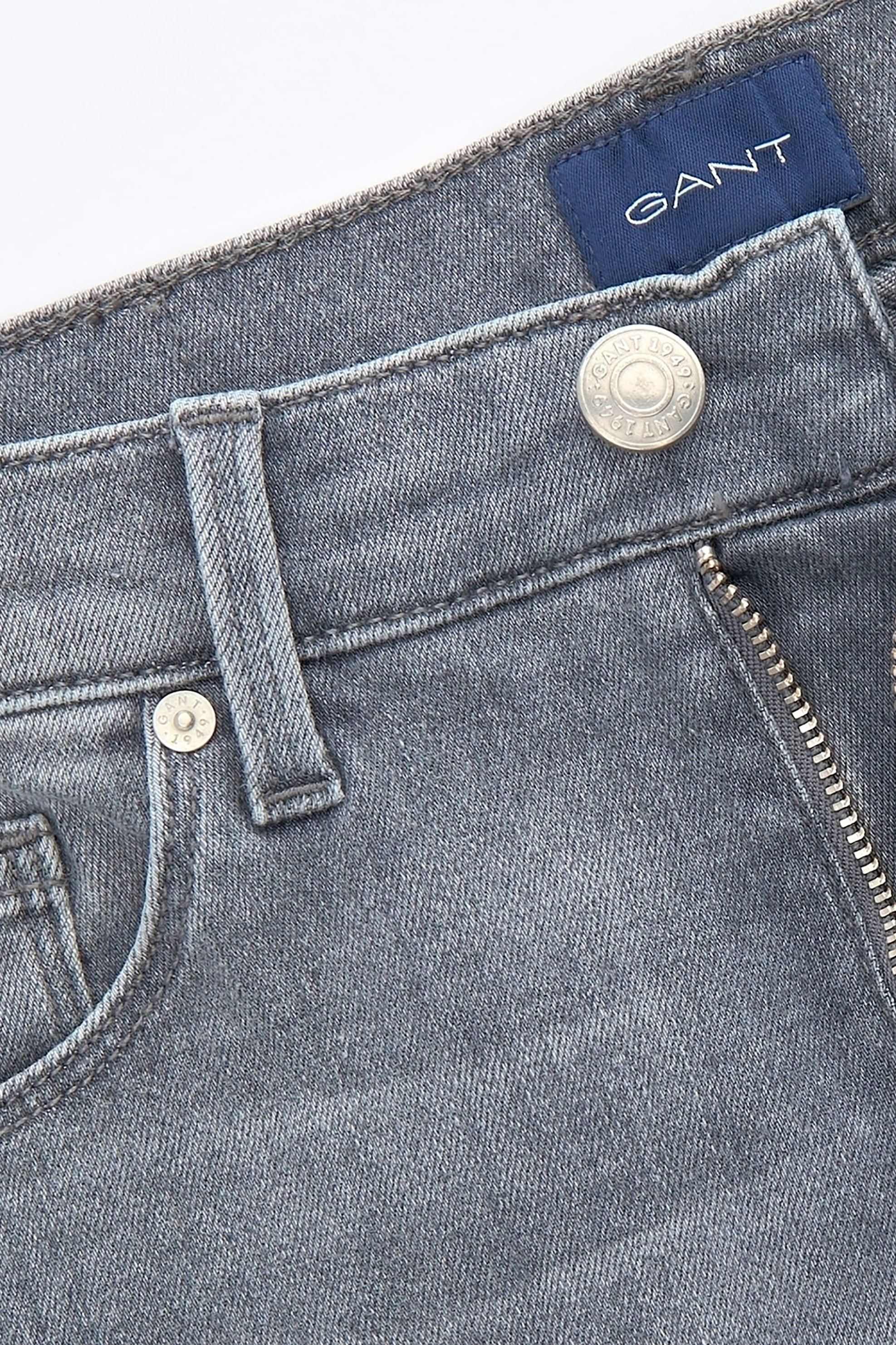 GANT Gant γυναικείο τζιν παντελόνι Skinny Super Stretch - 4100034 Γκρι - 4