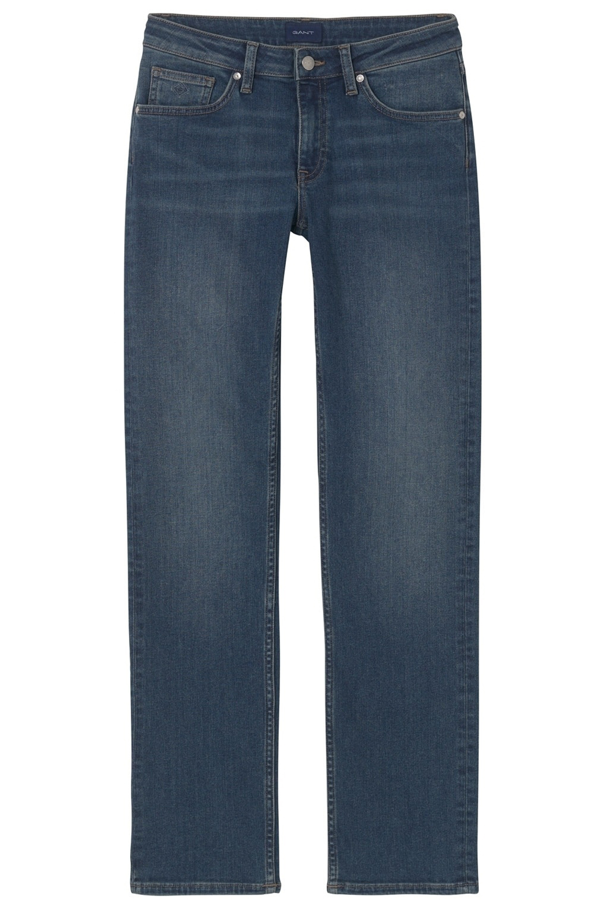 Gant γυναικείο τζιν παντελόνι Straight Super Stretch Denim (32L) - 4100036 Μπλε φωτογραφία
