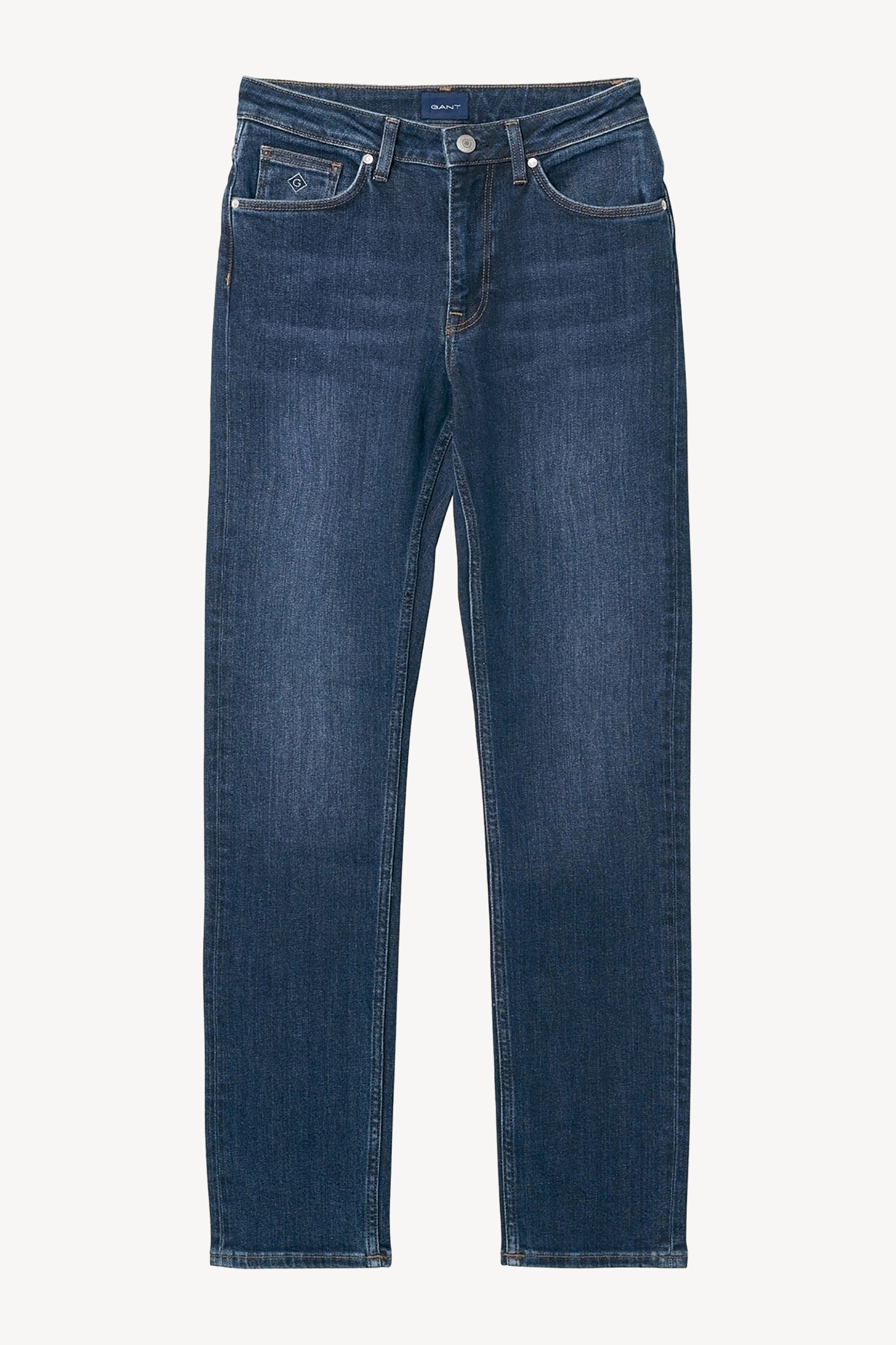 Gant γυναικείο τζιν παντελόνι slim (32L) - 4100060 Μπλε Σκούρο φωτογραφία