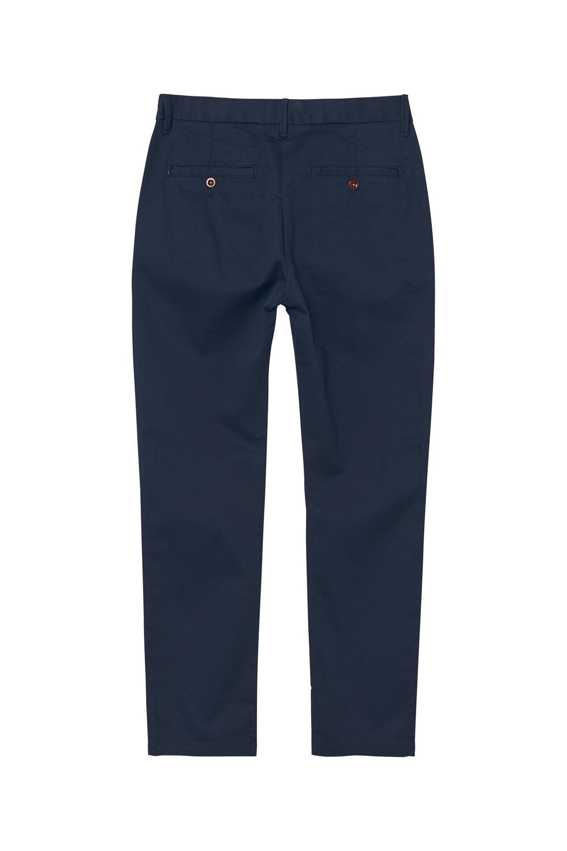 GANT Γυναικείο cropped μονόχρωμο παντελόνι GANT - 4150025 Μπλε Σκούρο - 3