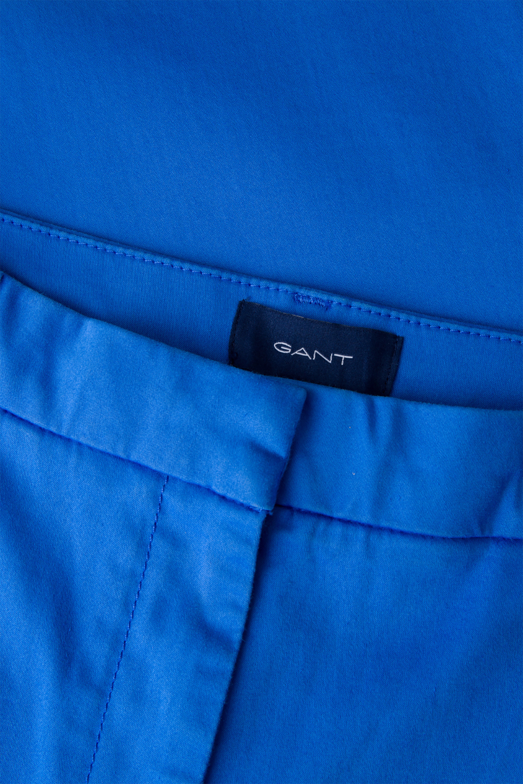 Gant Γυναικείο Παντελόνι Chino Cropped - 4150077 Μπλε Ηλεκτρίκ