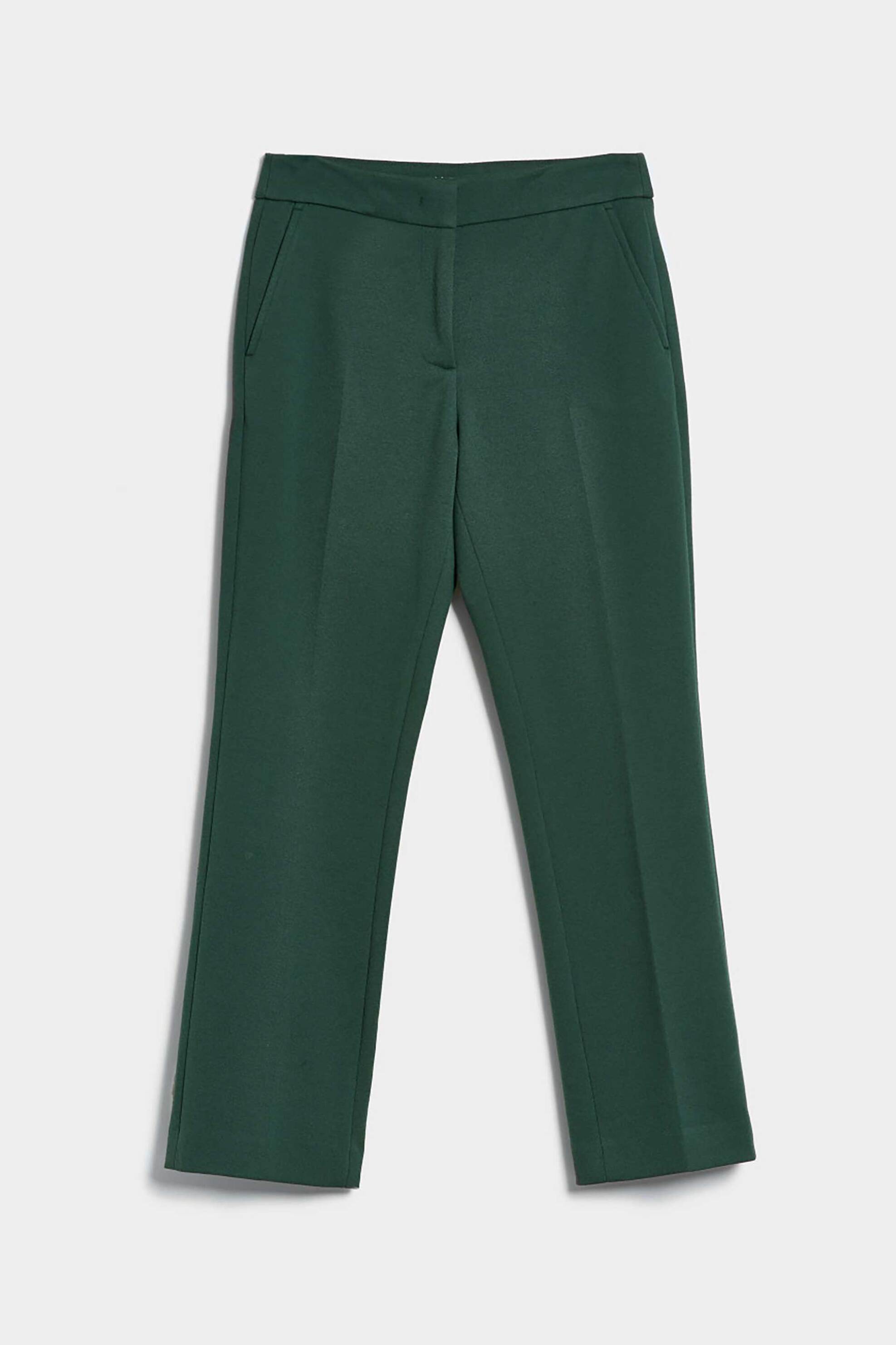 GANT Gant γυναικείο παντελόνι cigarette Slim Cut - 4150274 Πράσινο Σκούρο - 4