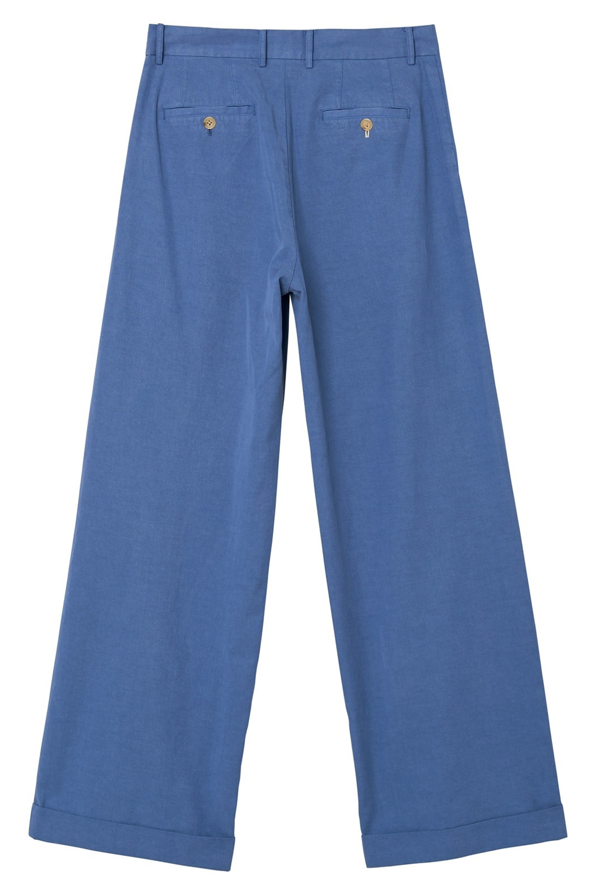 GANT Gant γυναικείο παντελόνι Oversized Chino - 4158001 Μπλε - 3