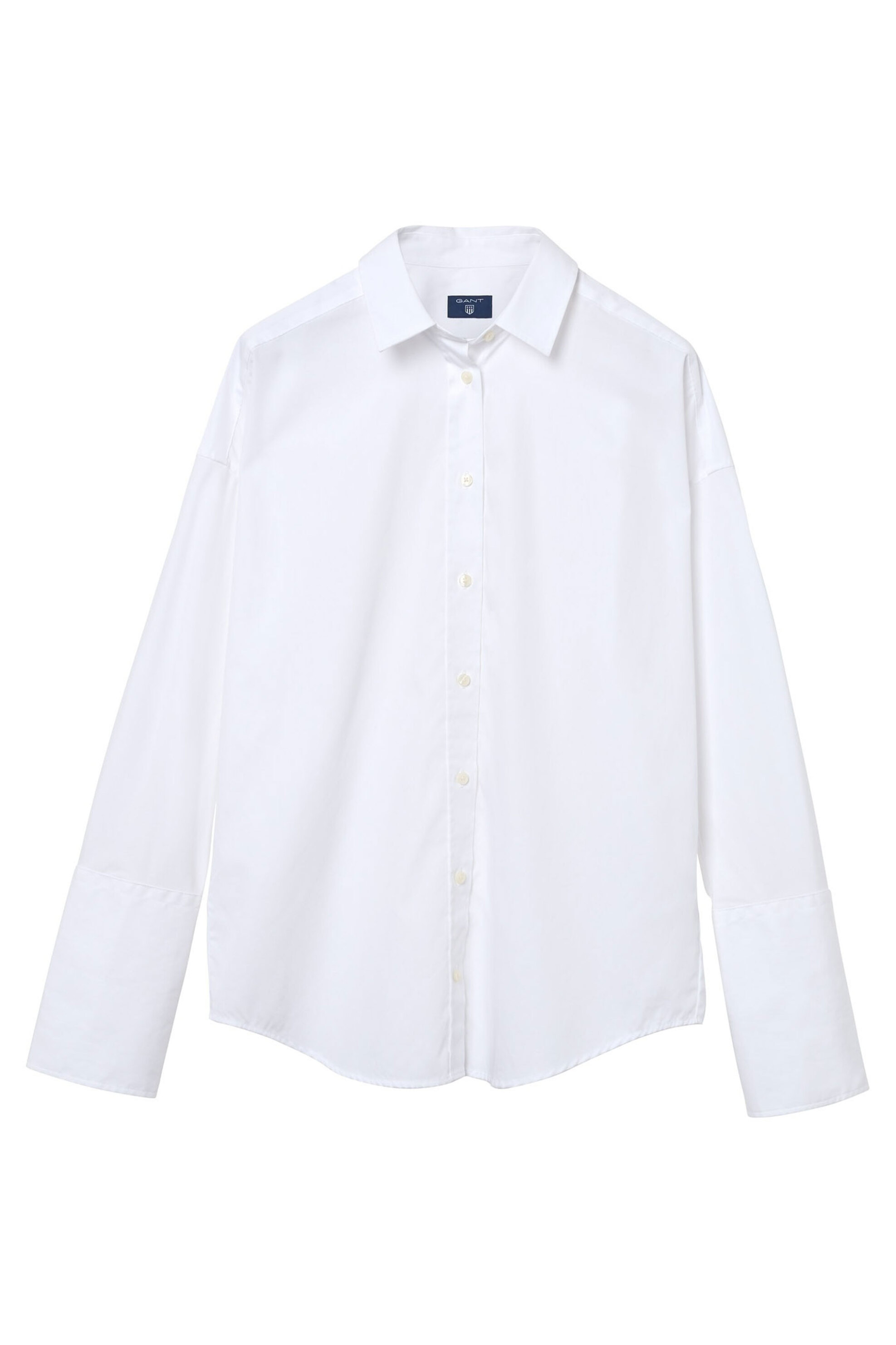 Gant γυναικείο πουκάμισο Oversized Broadcloth - 4300021 Λευκό φωτογραφία
