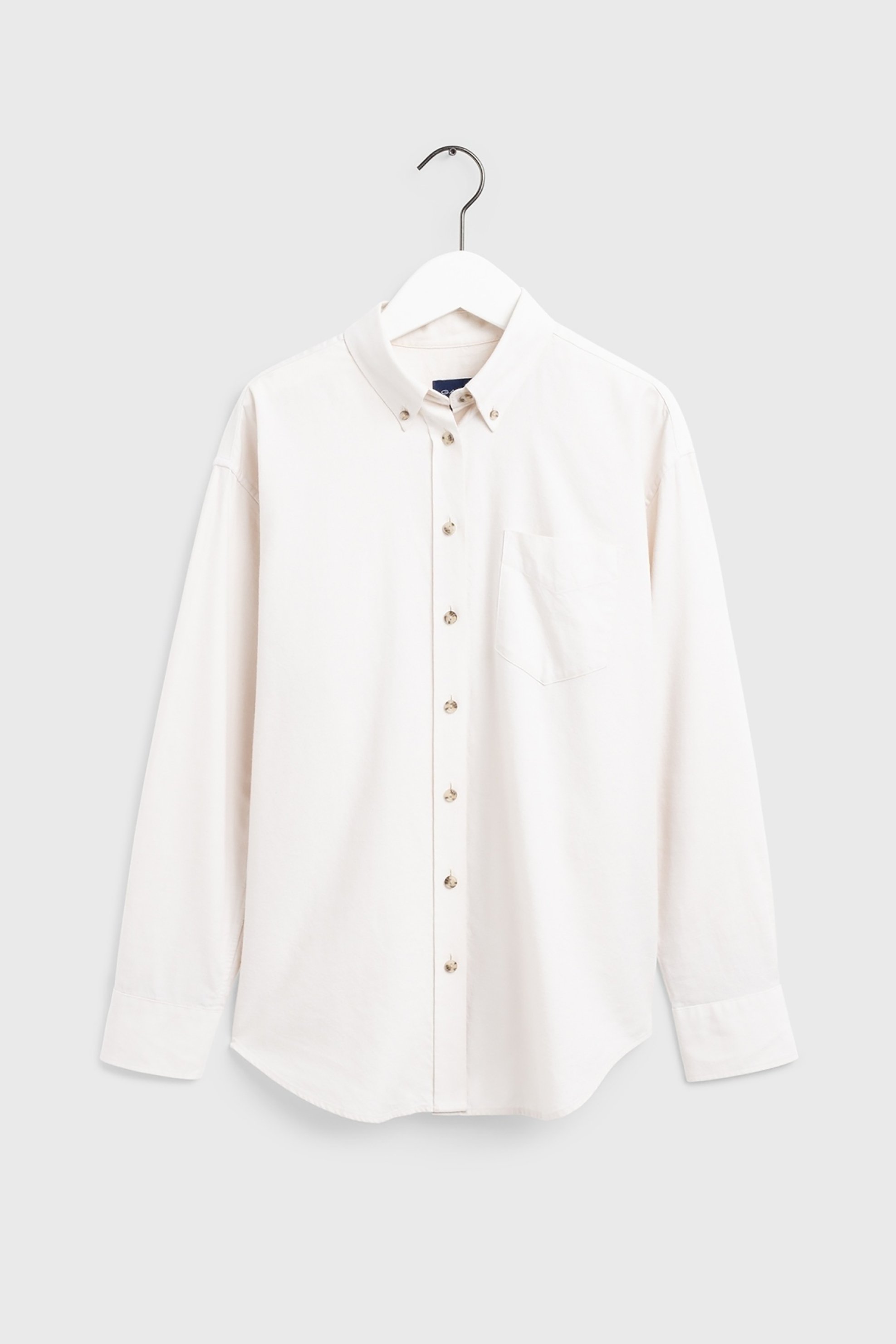 Gant Γυναικείο Μακρυμάνικο Πουκάμισο Ex-Boyfreind Fit - 4300036 Εκρού