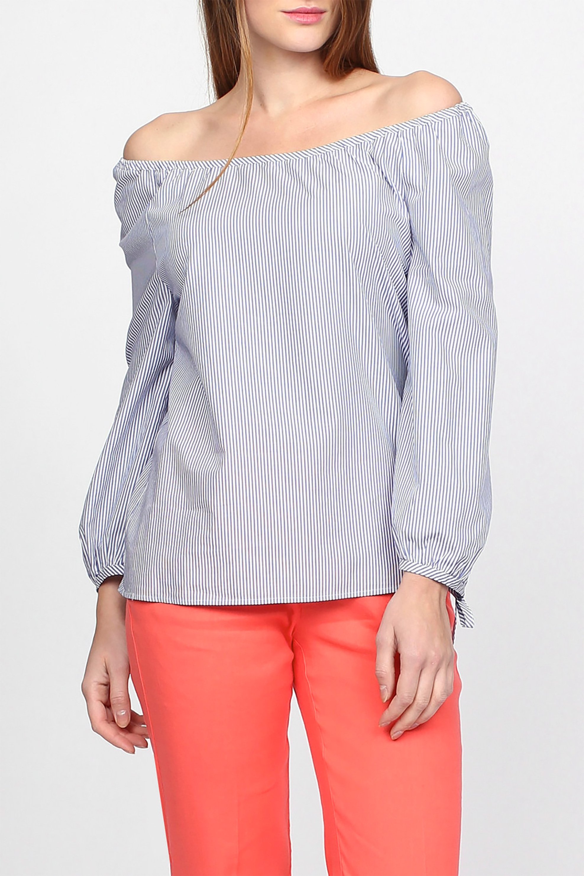 Gant γυναικεία έξωμη μακρυμάνικη μπλούζα - 4301024 Μπλε