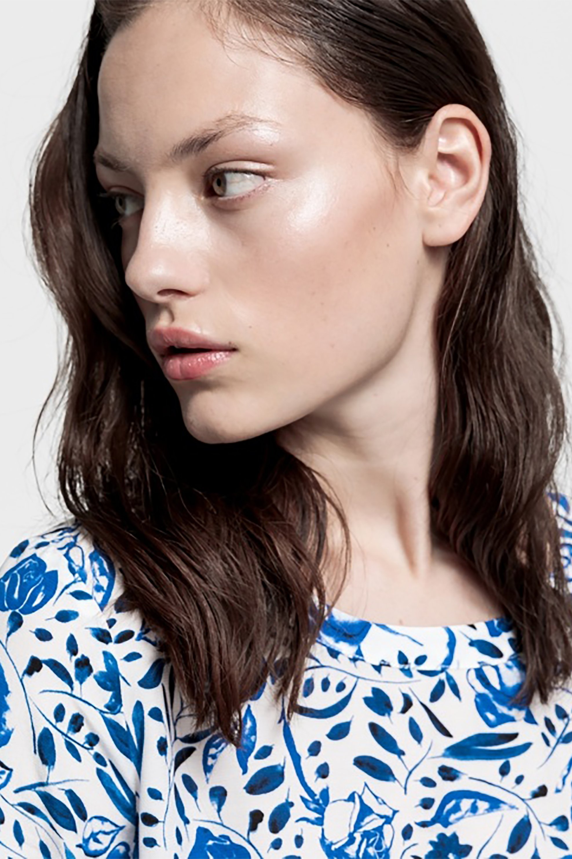GANT Gant γυναικεία μπλούζα floral μανίκια 3/4 - 4301075 Μπλε - 2