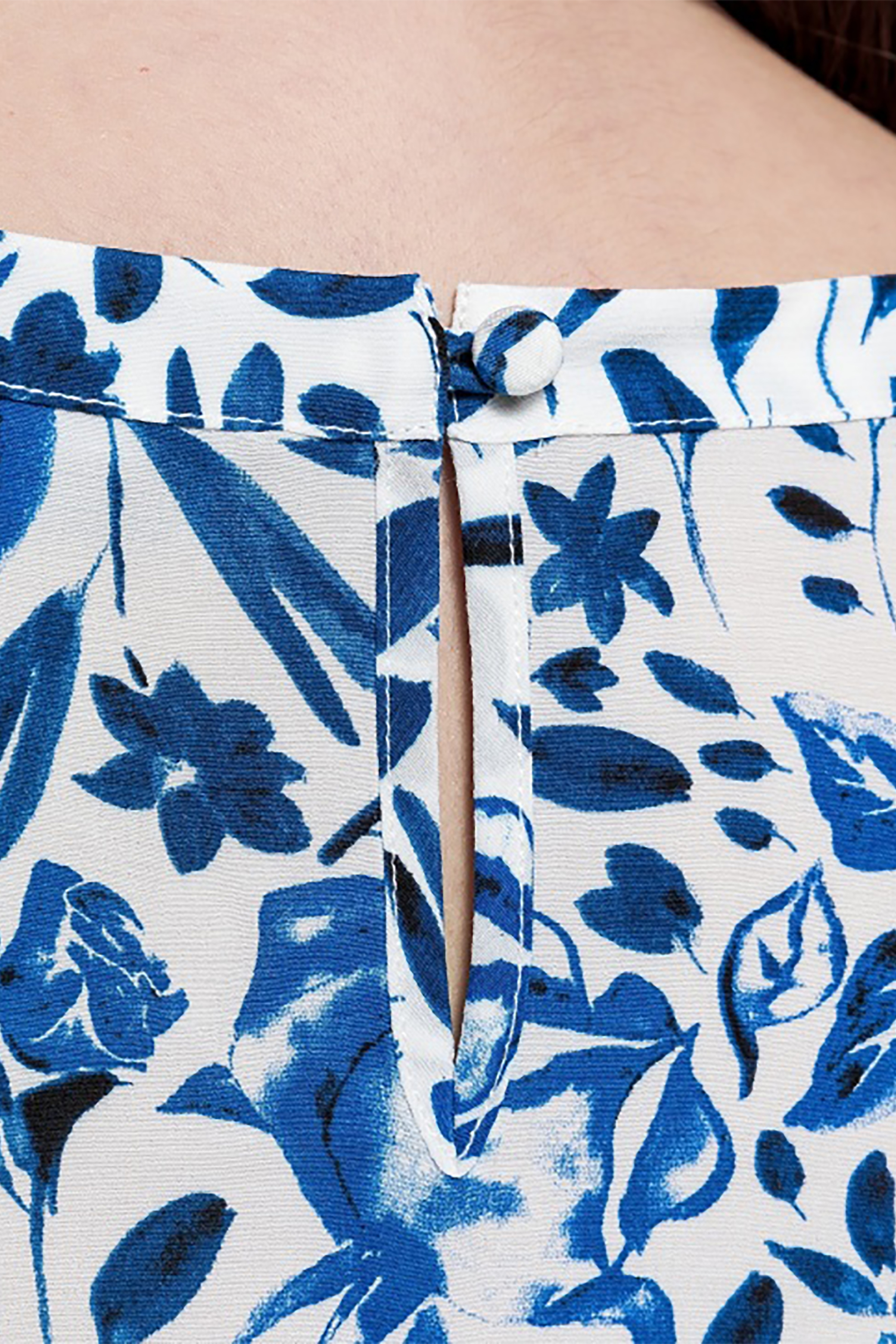GANT Gant γυναικεία μπλούζα floral μανίκια 3/4 - 4301075 Μπλε - 4
