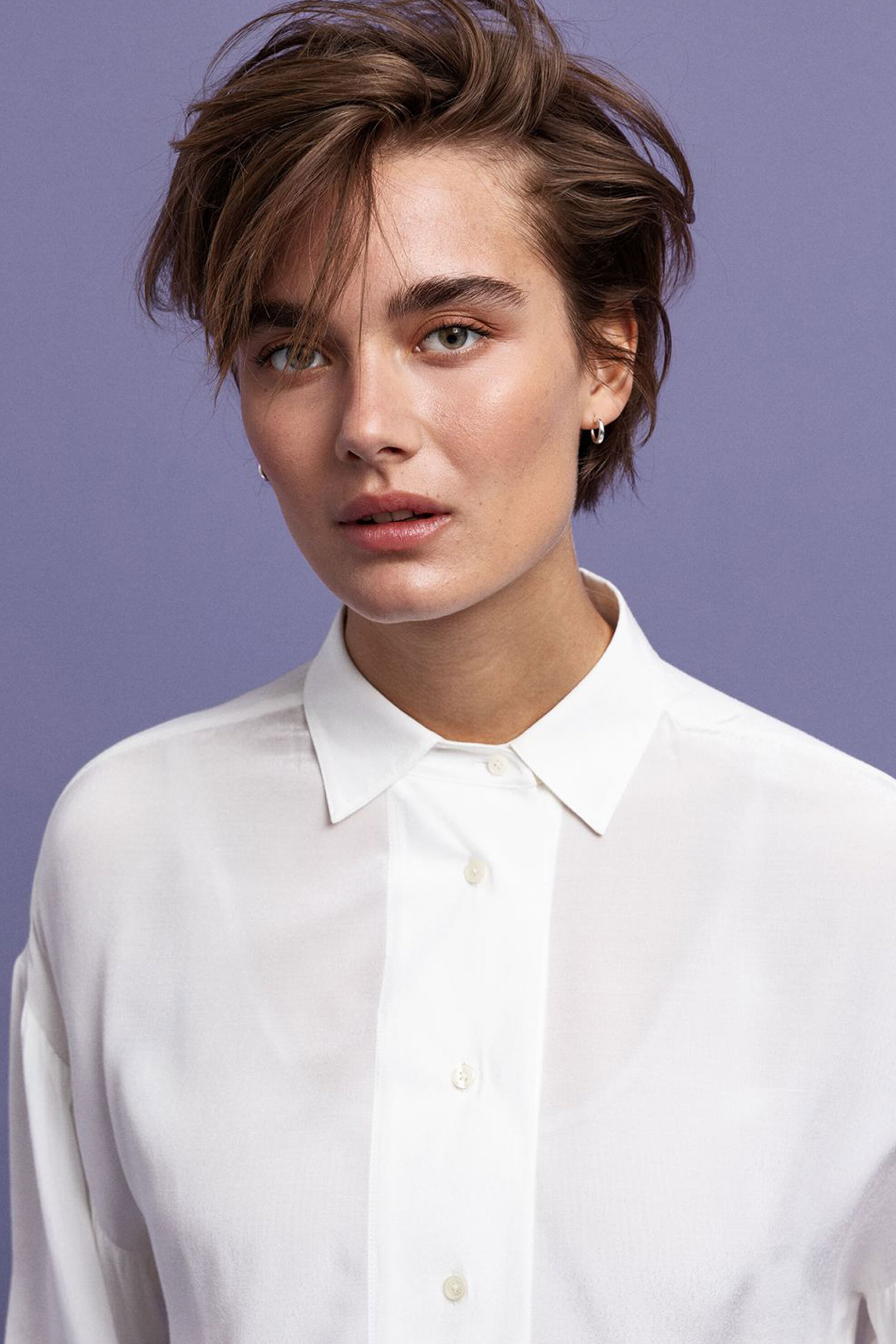 Gant Γυναικείο Πουκάμισο με Μανίκια Balloon Drapey - 4301090 Λευκό