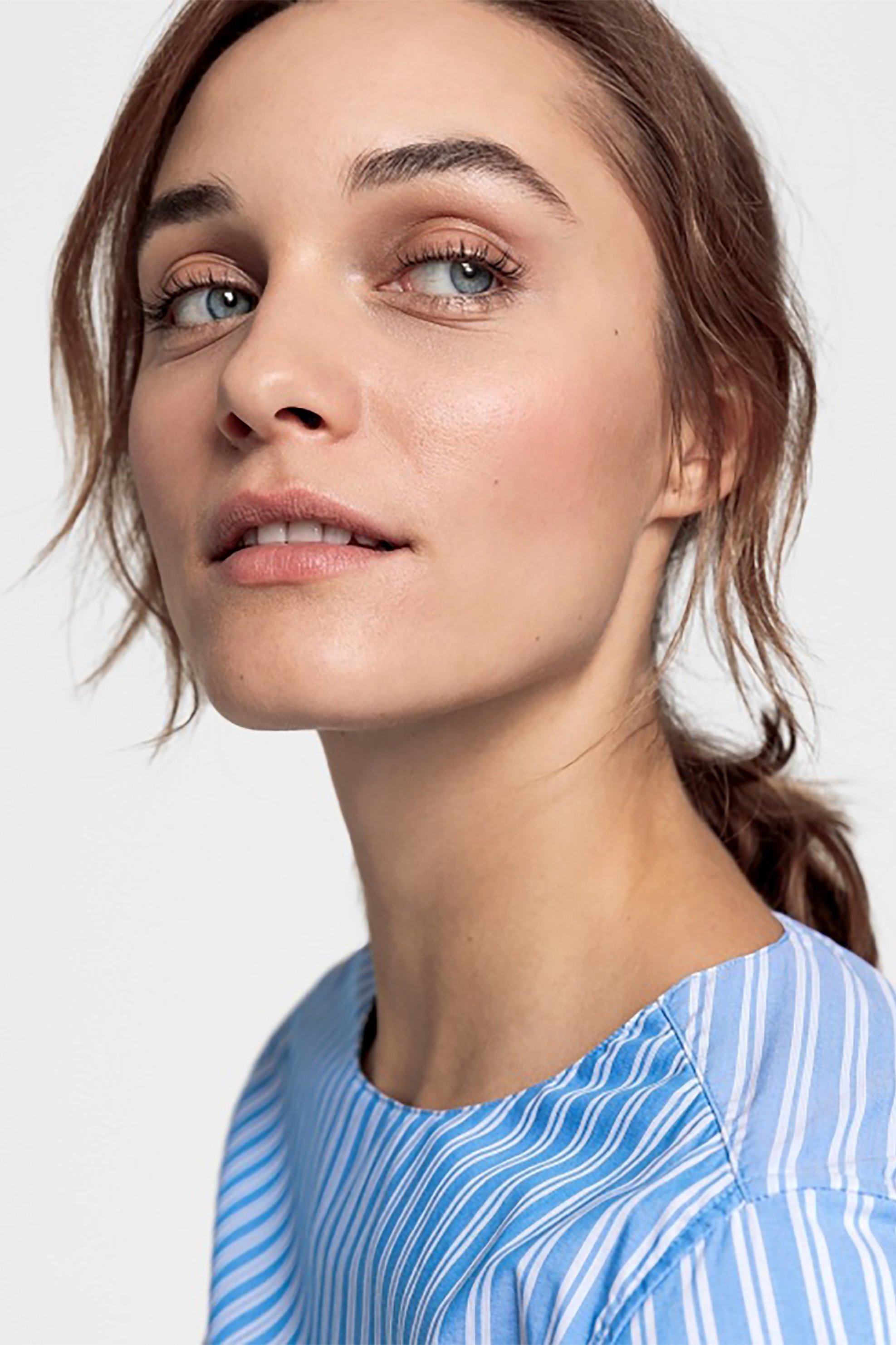 GANT Gant γυναικεία ριγέ μπλούζα με ζώνη Tech Prep™ Broadcloth - 4311074 - 2