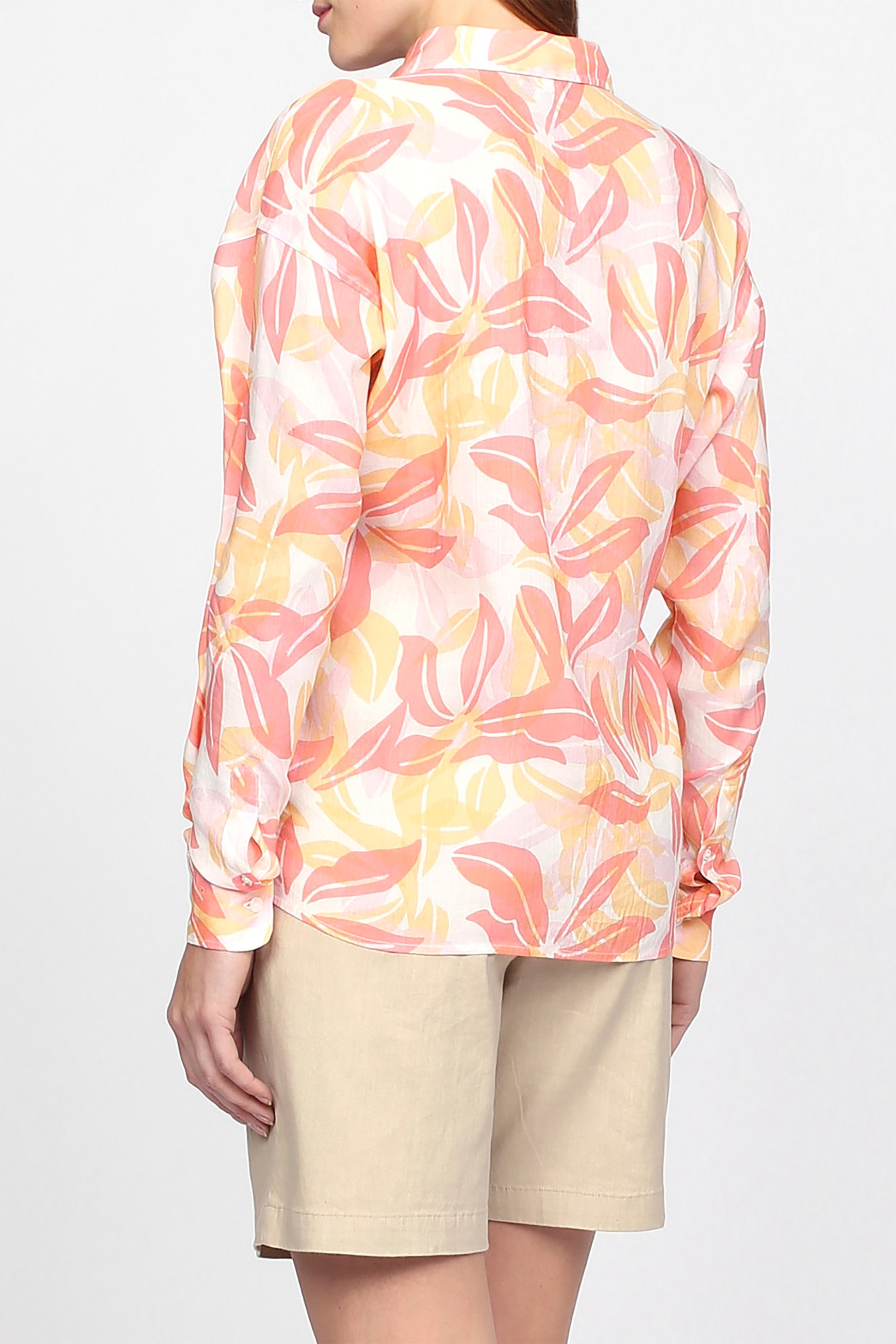 GANT Γυναικείο floral πουκάμισο Air Leaf GANT - 4320044 Κοραλί - 3