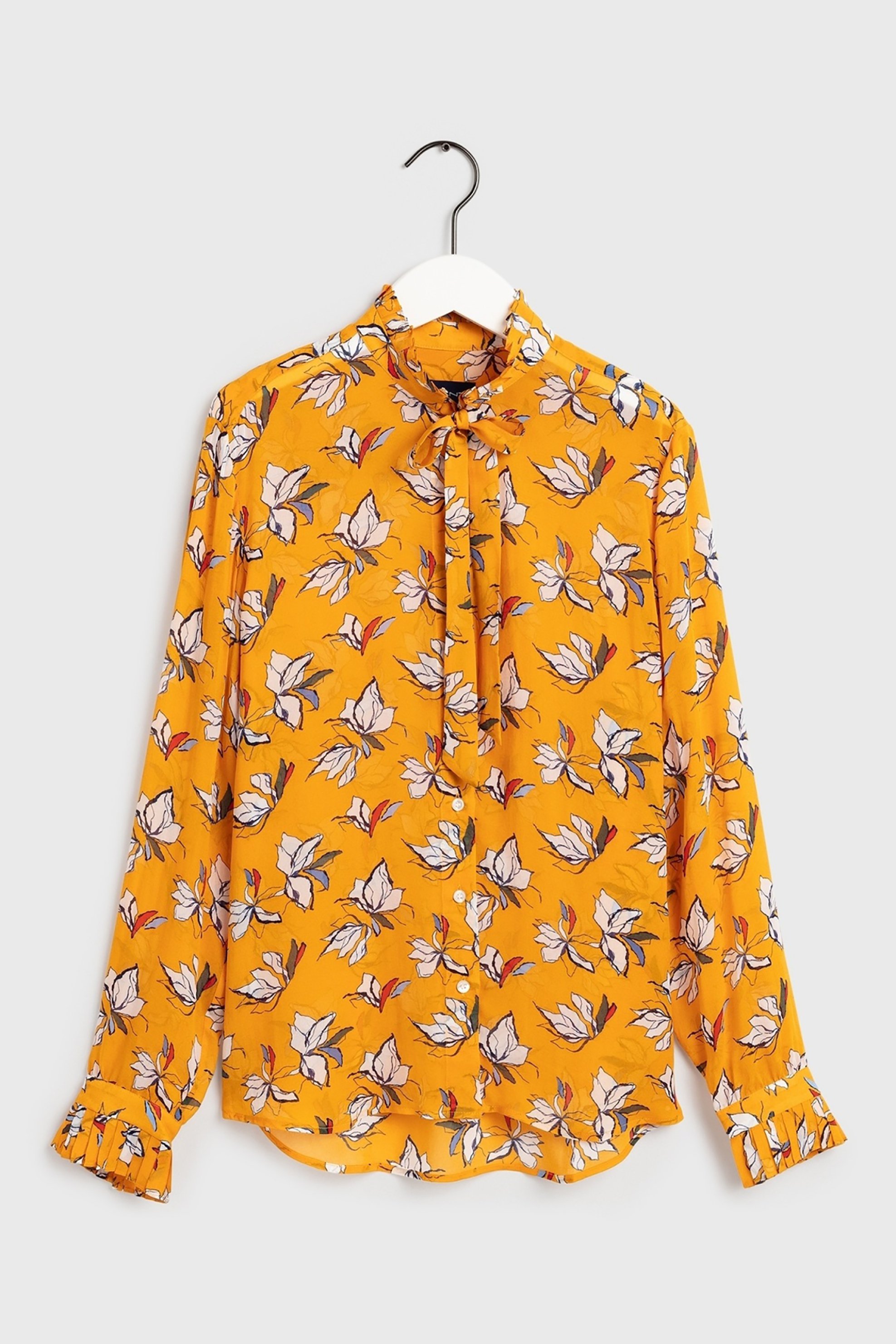 GANT Gant γυναικείο πουκάμισο με floral print - 4320102 Κίτρινο