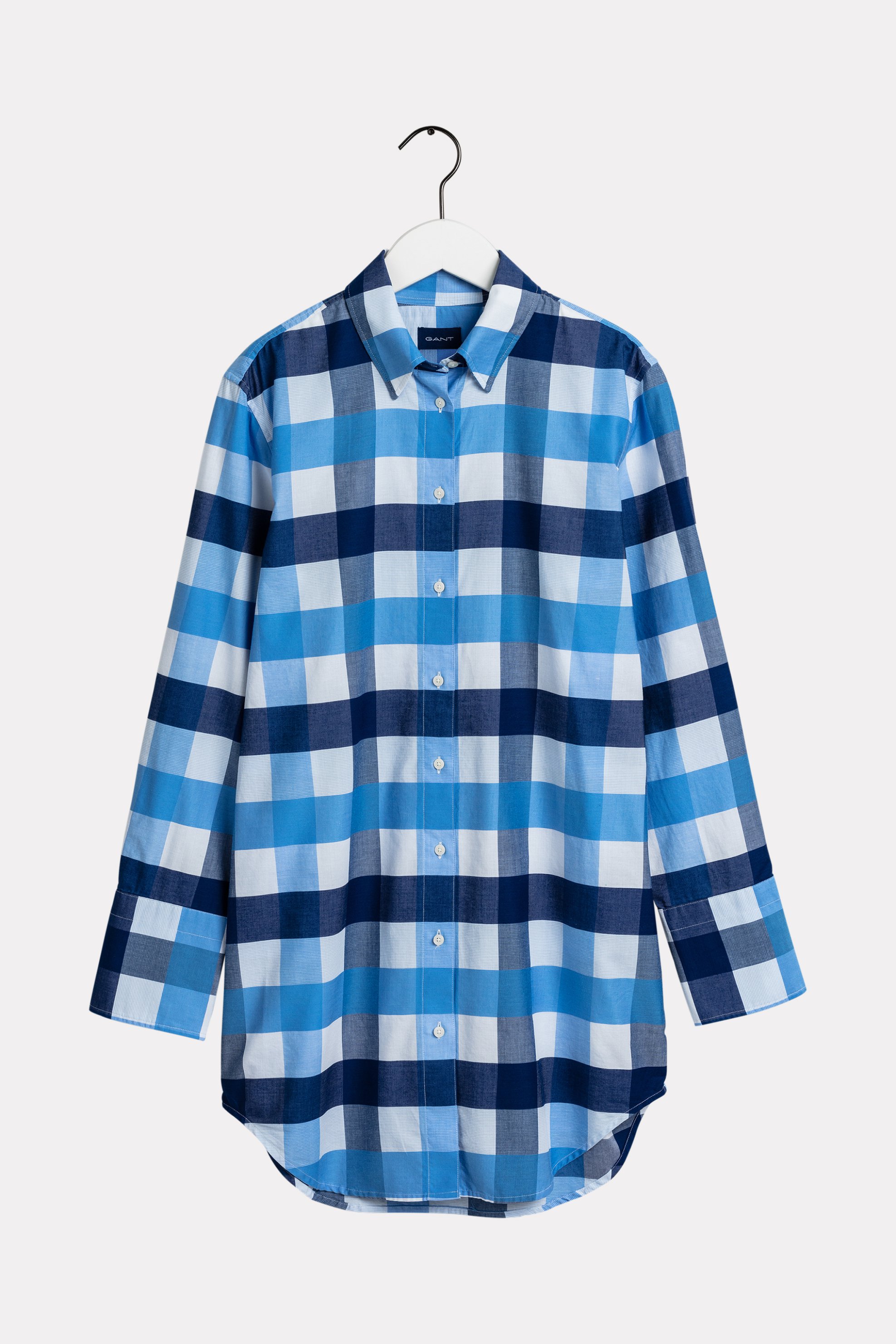 GANT Gant γυναικεία καρό πουκαμίσα "Ocean Prep Gingham" - 4321034 Μπλε