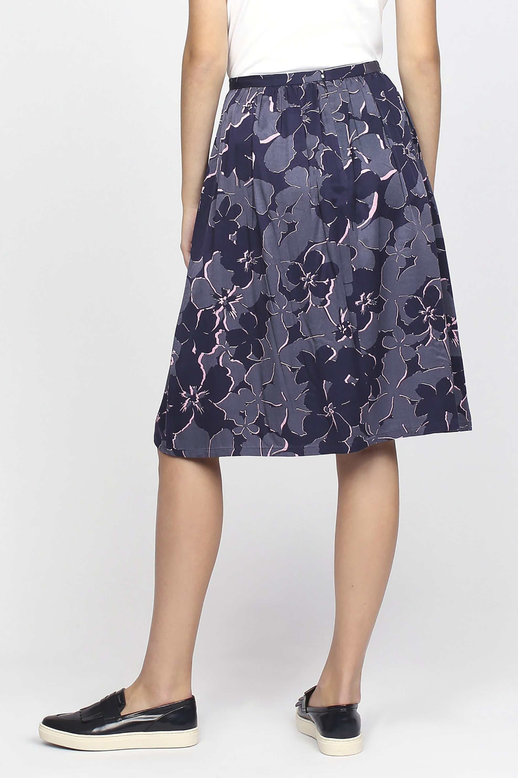 GANT Gant γυναικεία φούστα με floral σχέδιο - 4400015 Μπλε Σκούρο - 3