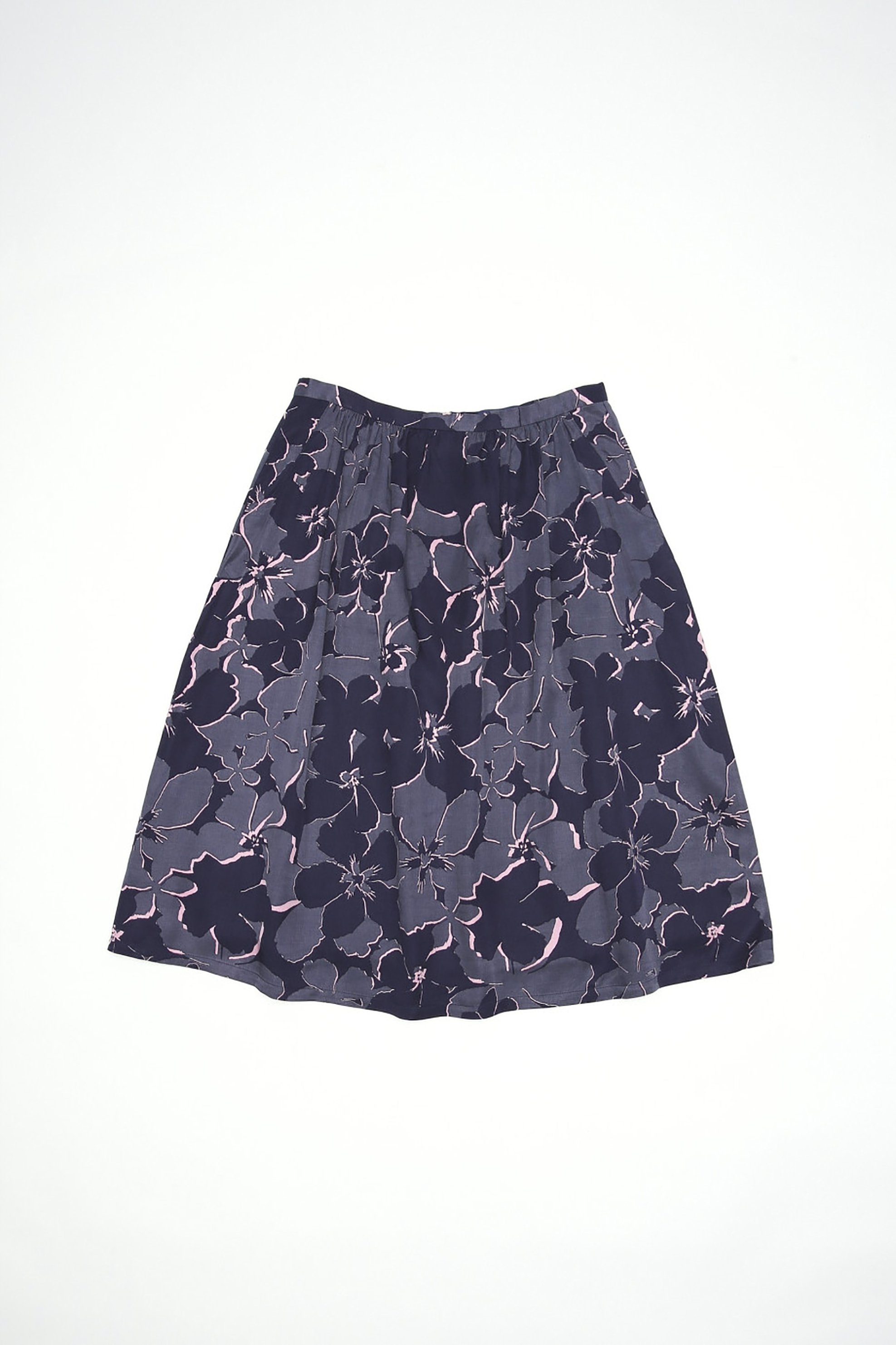 Gant Γυναικεία Φούστα με Floral Σχέδιο - 4400015 Μπλε Σκούρο