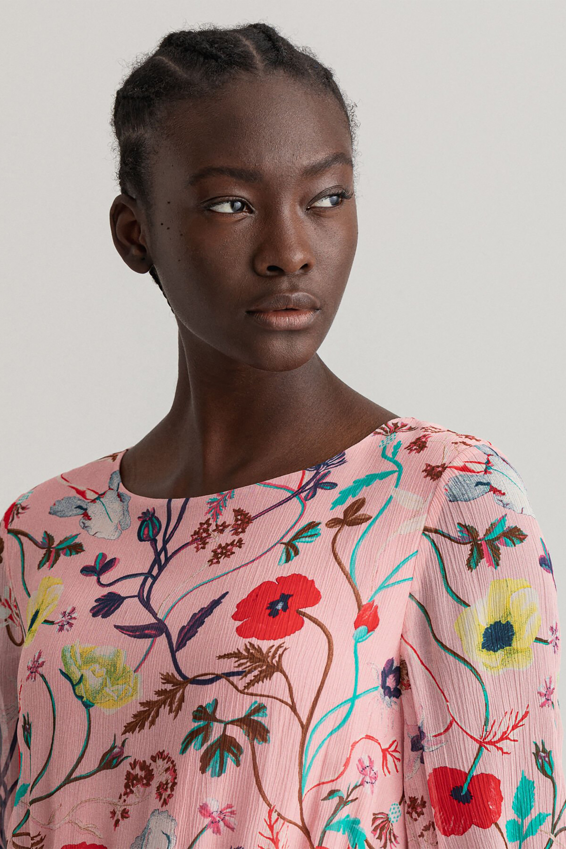 Gant γυναικείο mini φόρεμα με all-over floral print "Wild Floral" - 4503181 Ροζ φωτογραφία