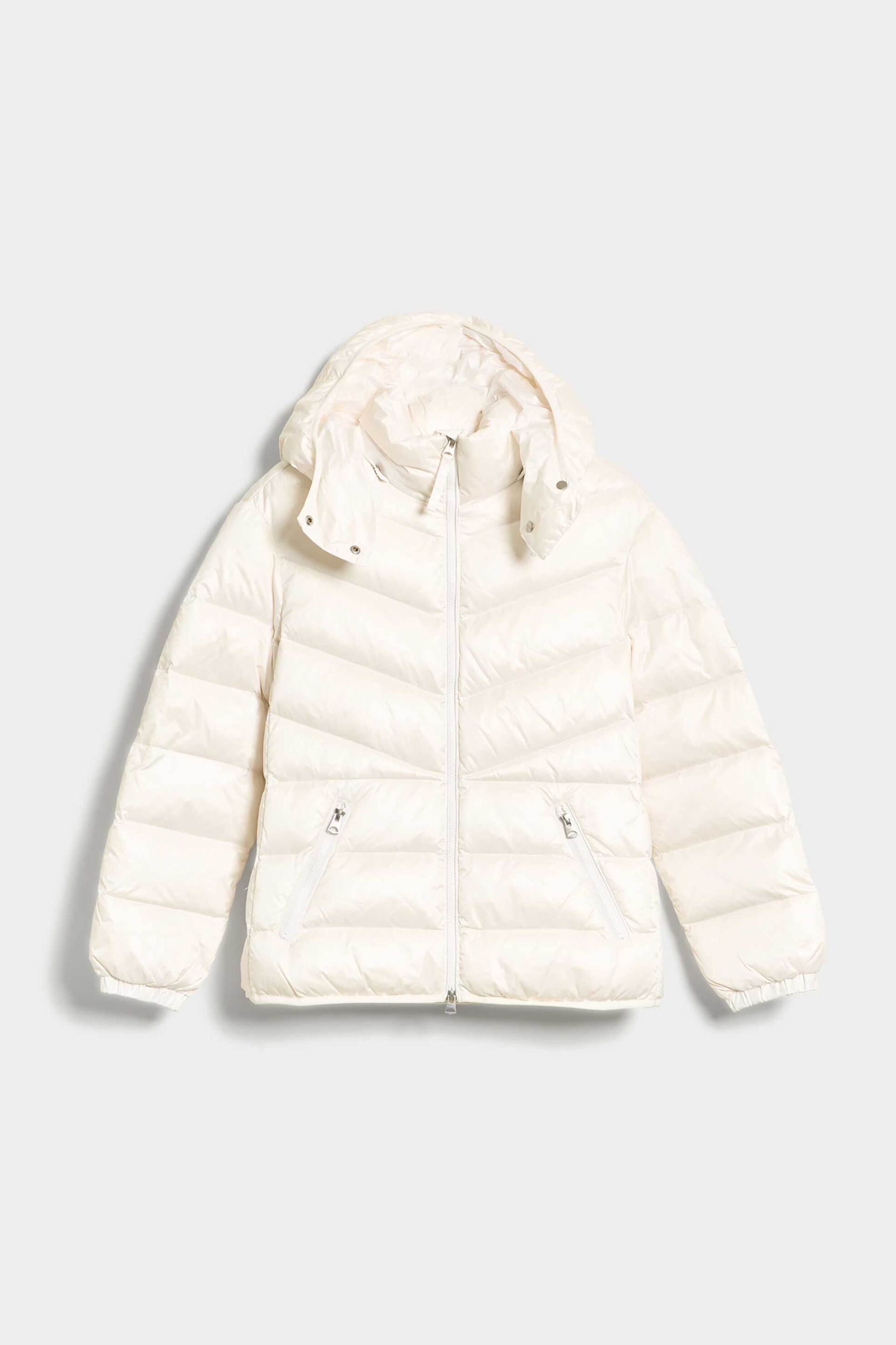 Gant γυναικείο μπουφάν καπιτονέ με κουκούλα Slim Fit - 4700297 Λευκό