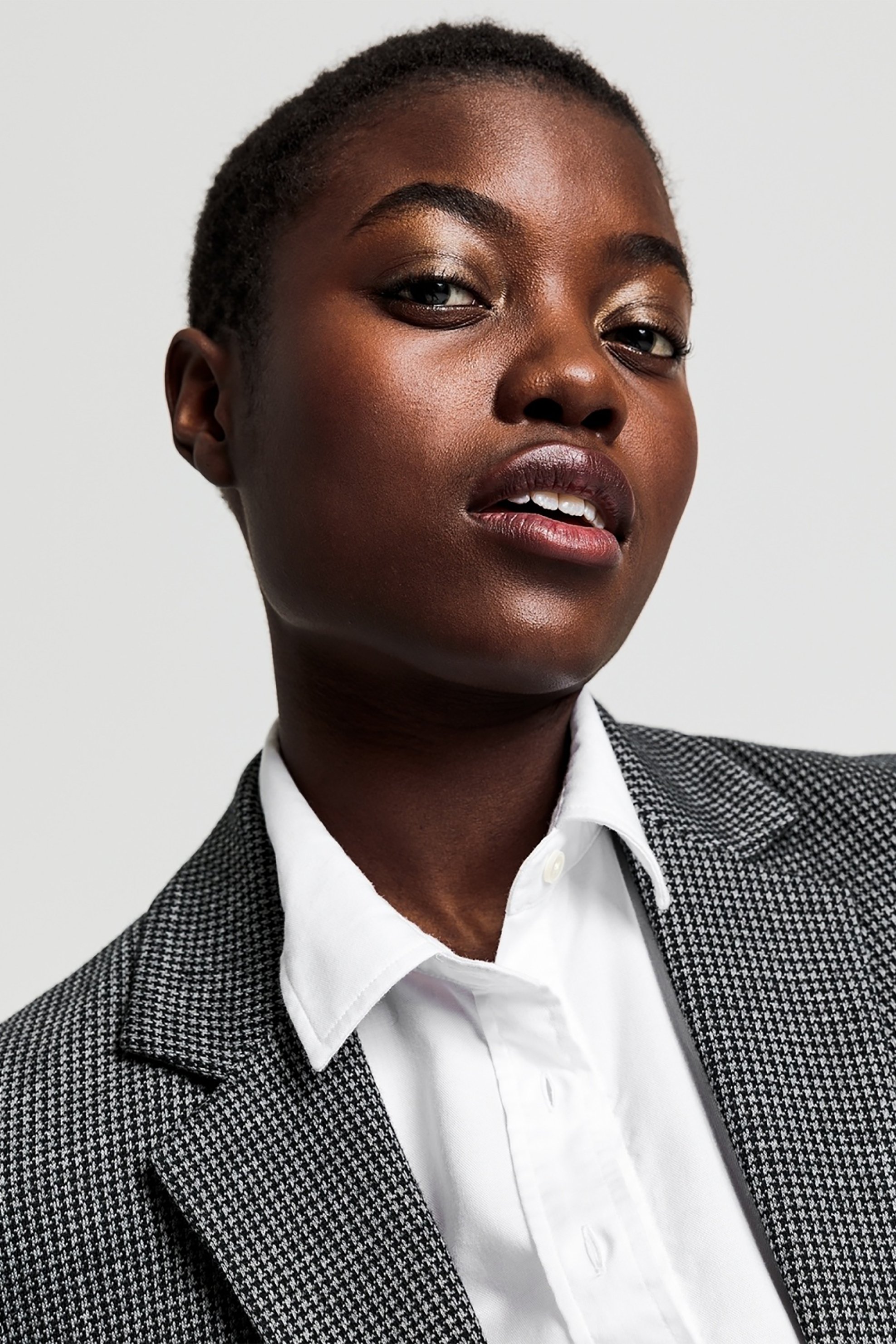 GANT Gant γυναικείο σακάκι "Dogtooth Blazer" - 4770057 Ανθρακί - 4