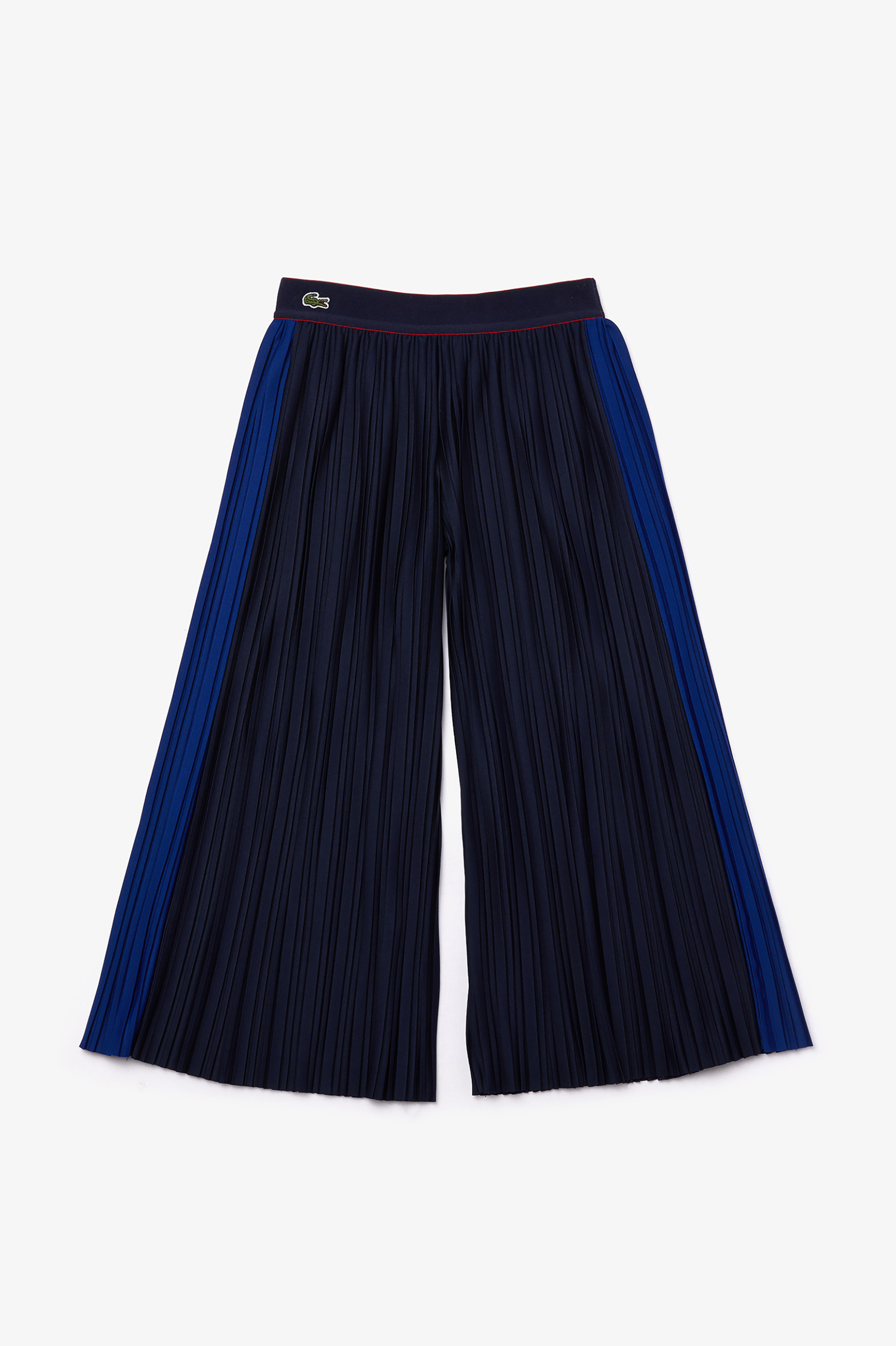 Lacoste Παιδικό Flared Παντελόνι Πλισέ (4-12 Ετών) - Hj3142 Μπλε Σκούρο